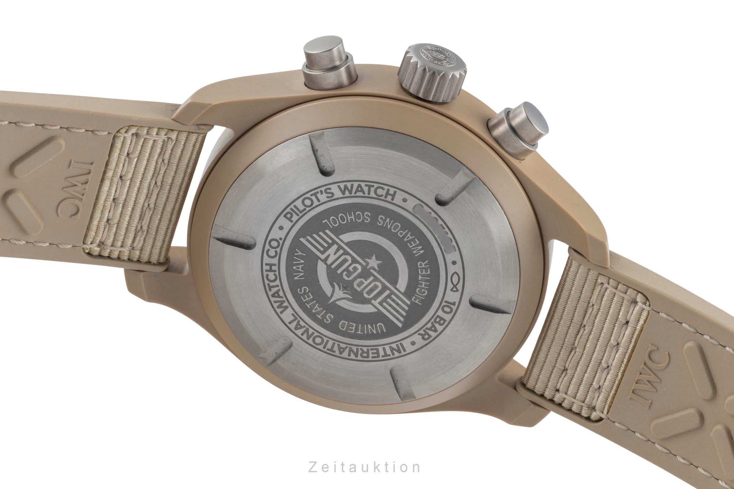 IWC Fliegerchronograph chronographe céramique / titane automatique montre pour hommes IW389402 LP: 12700EUR  [2506779]