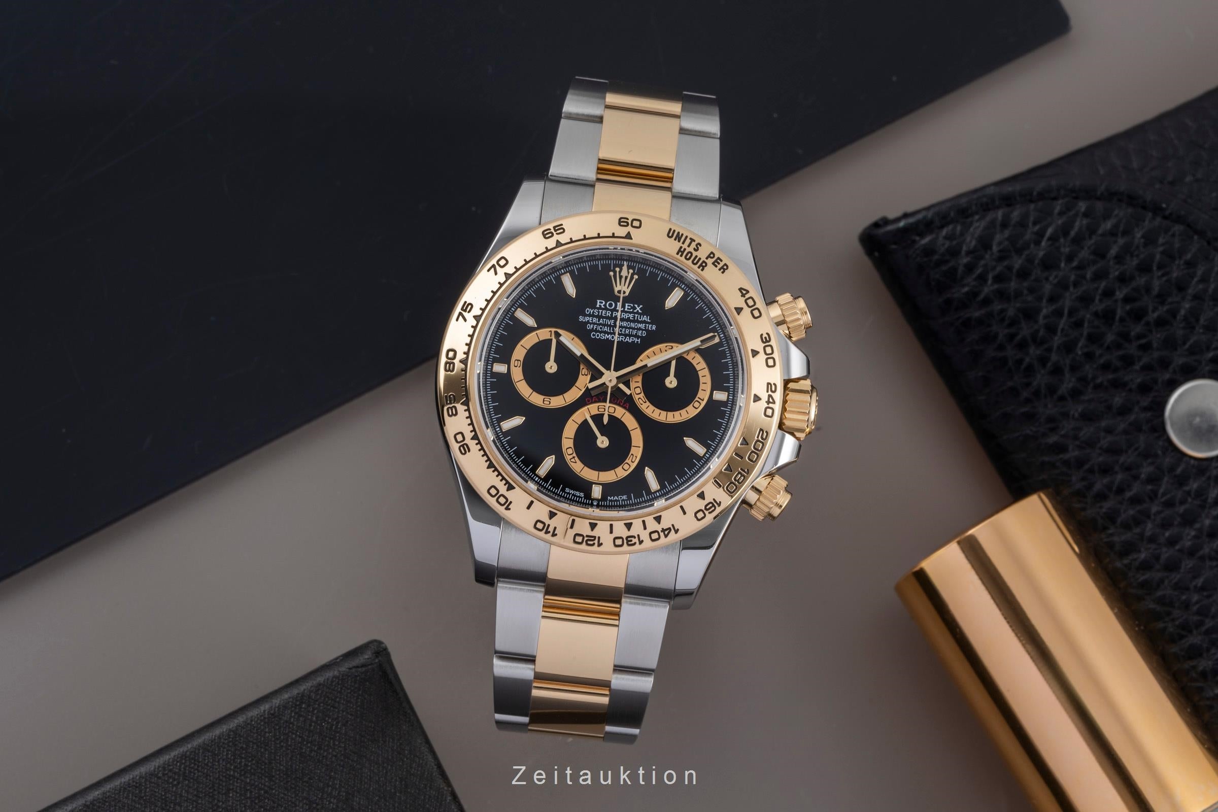 Rolex Daytona chronographe acier / or  automatique montre pour hommes 126503  [2506781]