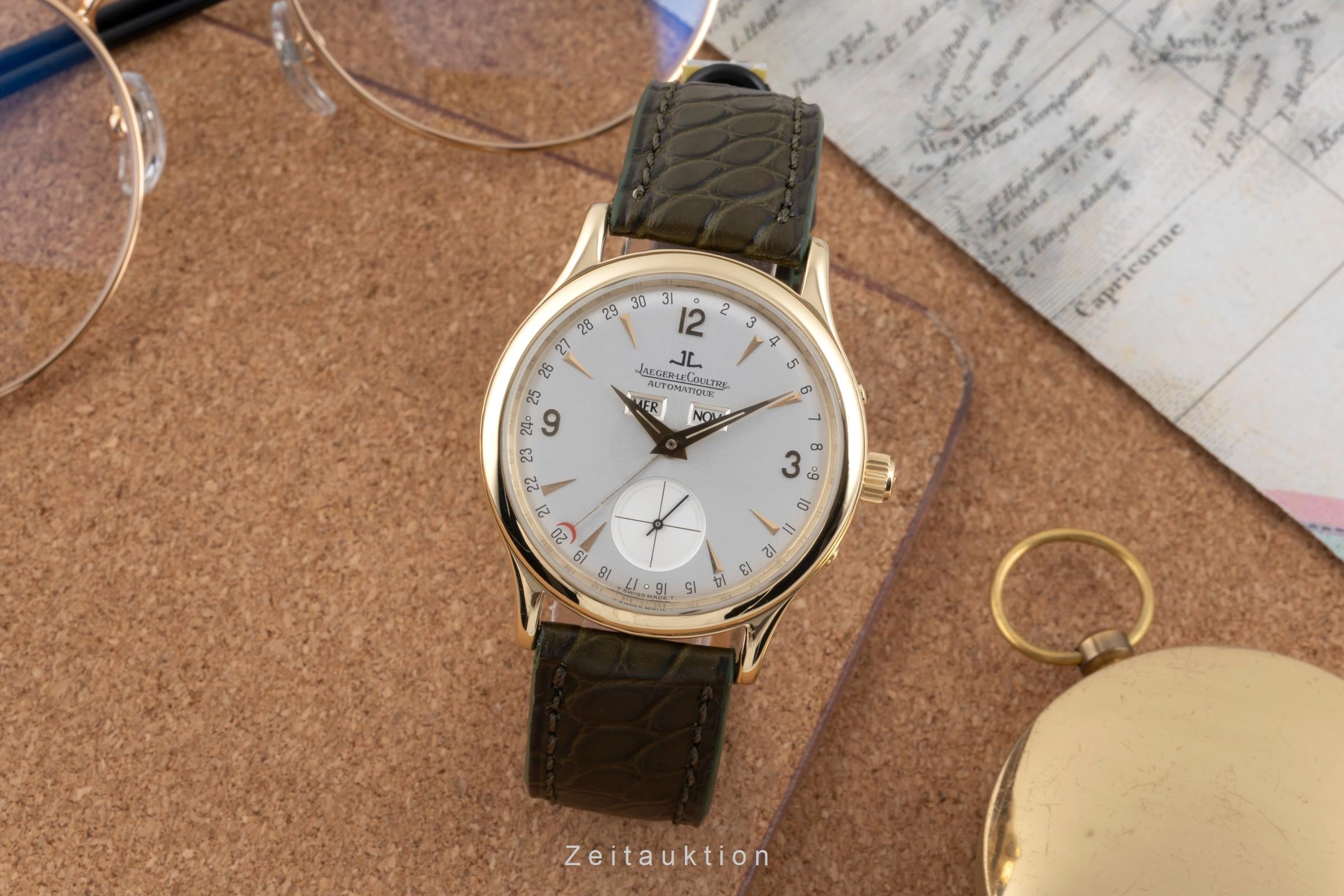 Jaeger LeCoultre Master Calendar oro de 18 quilates automático reloj para caballeros 140.1.87  [2506783]