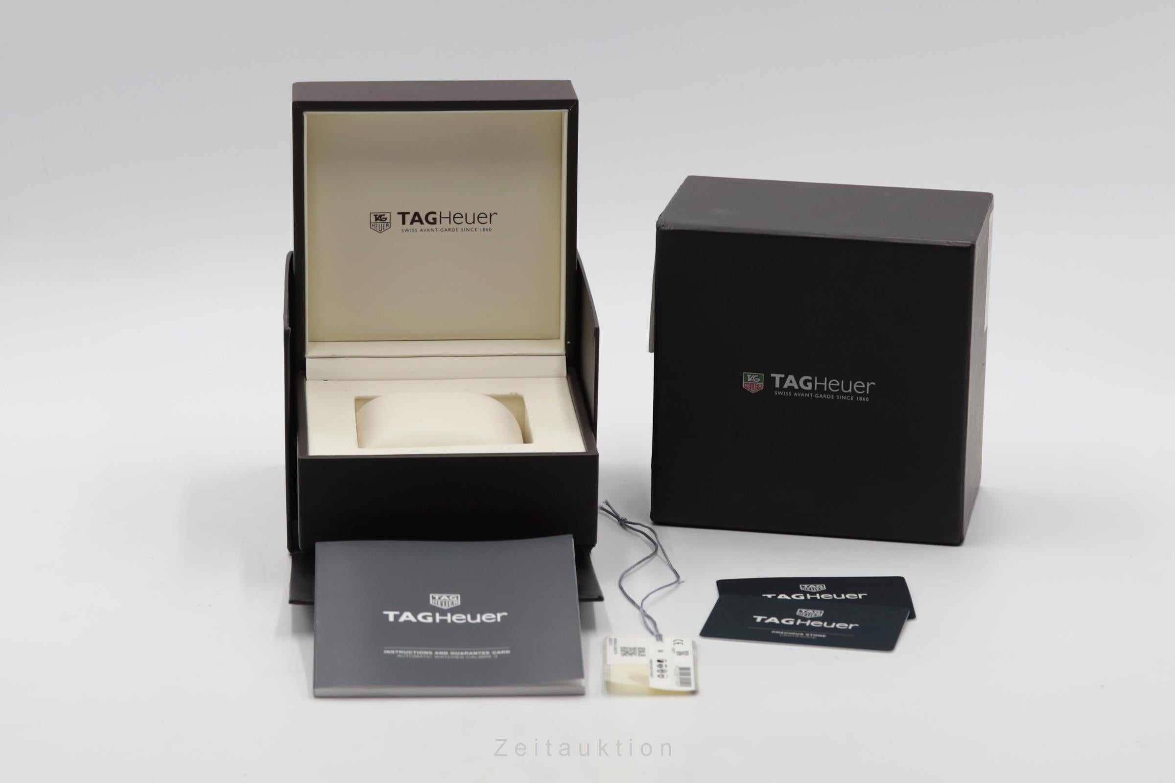 Tag Heuer Carrera Automatik Stahl MOP Diamanten Ref. WAR2414.BA0776 B&P 2018 [2506785]