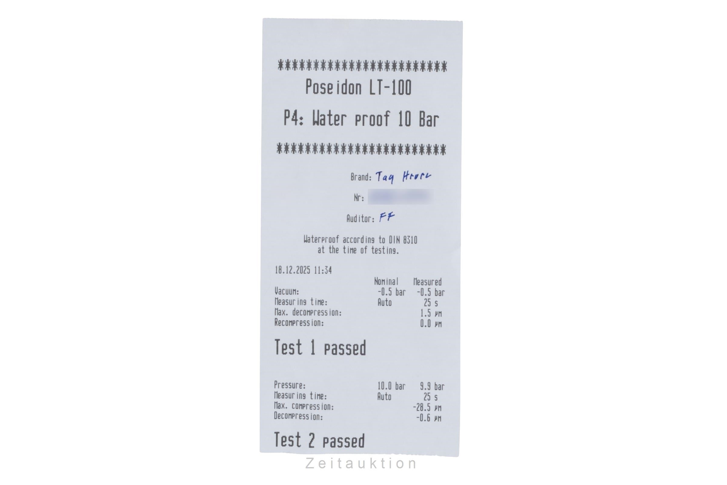 Tag Heuer Carrera Automatik Stahl MOP Diamanten Ref. WAR2414.BA0776 B&P 2018 [2506785]