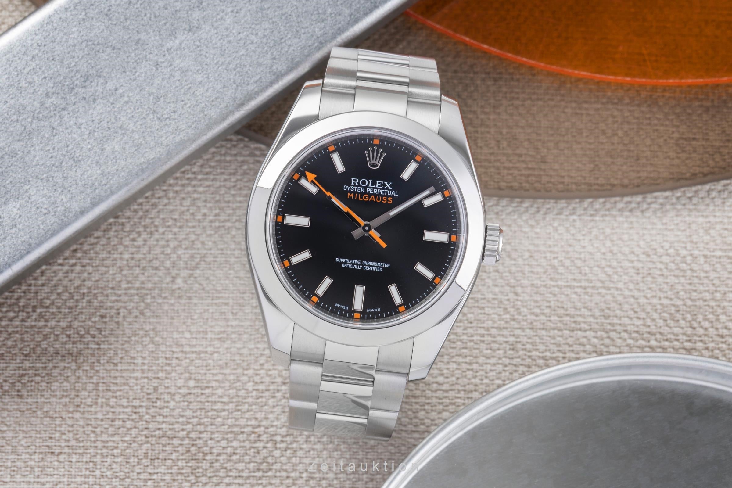 Rolex Milgauss acero automático reloj para caballeros 116400  [2506786]