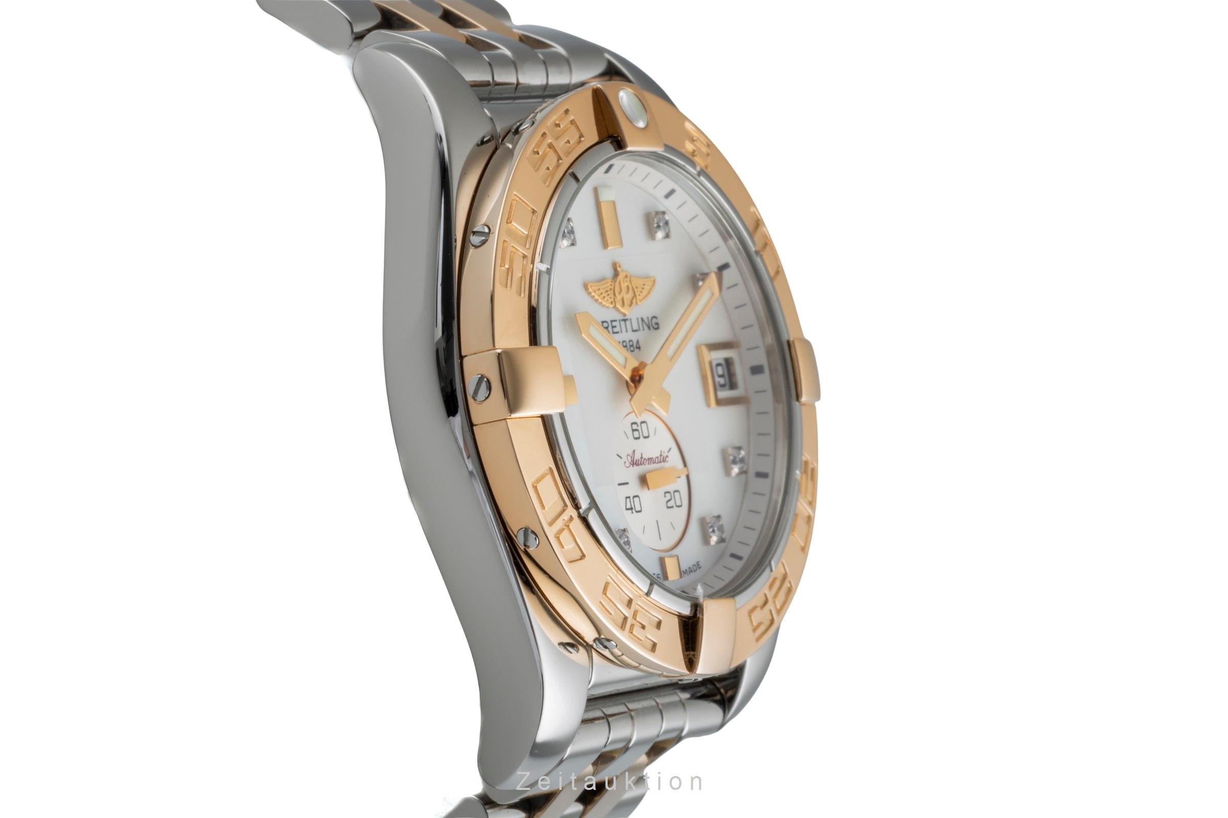 Breitling Galactic acero / oro automático unisex C37330	  [2506792]