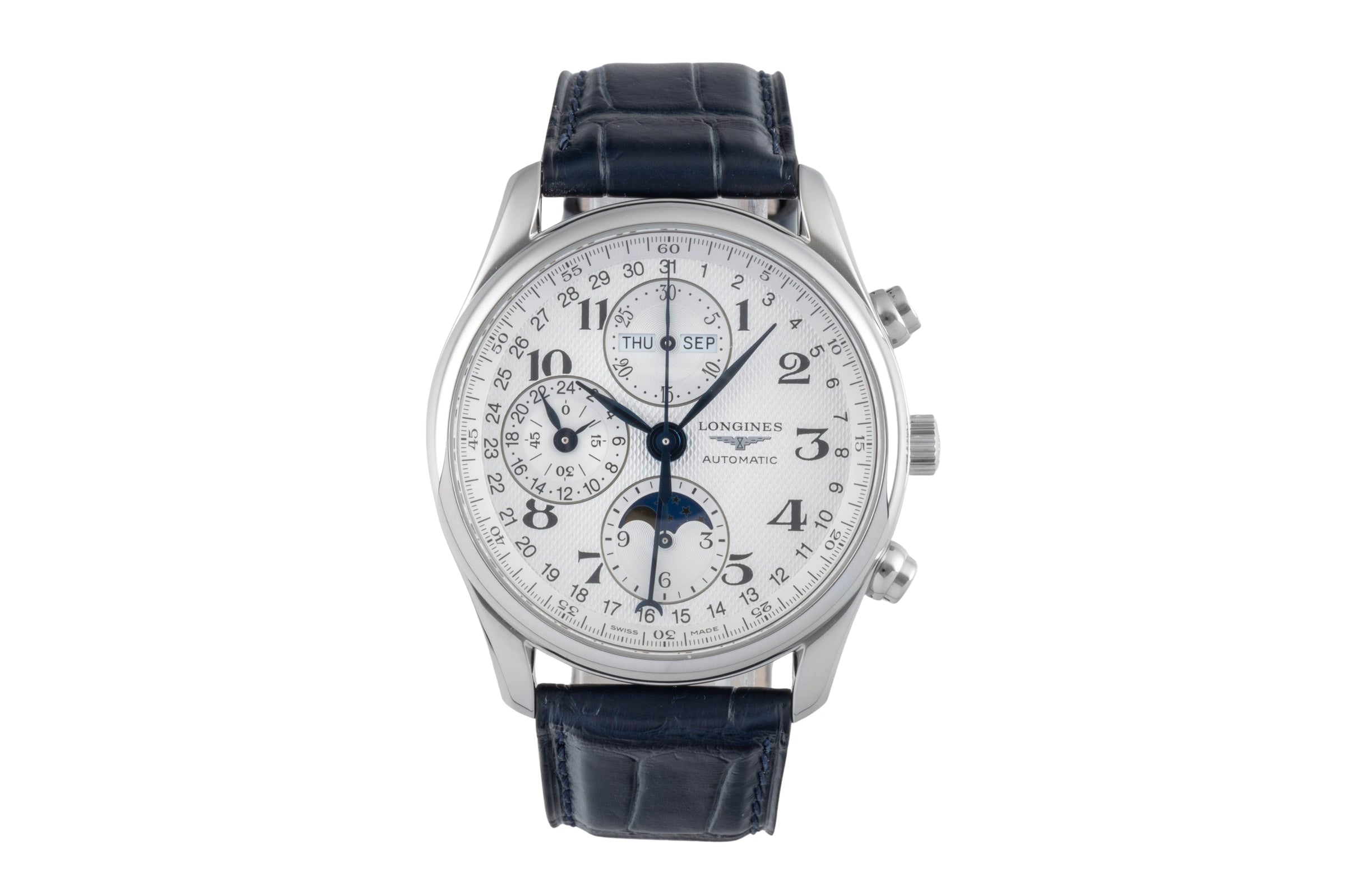 Longines Master Collection Chronograph Stahl Automatik Ref. L2.673.4.78.5 B&P  [2506793]