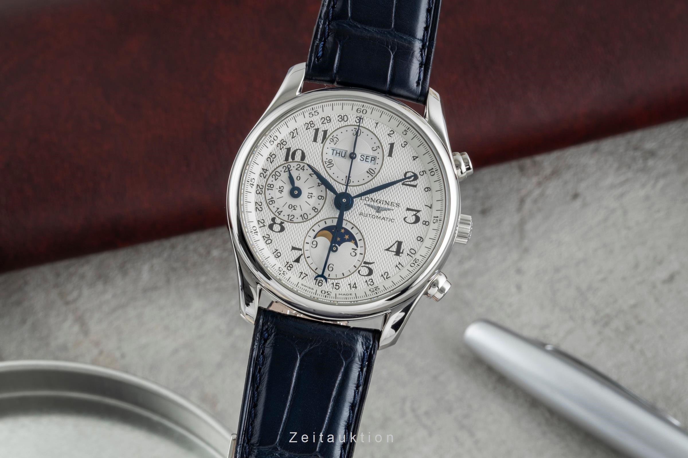 Longines Master Collection Chronograph Stahl Automatik Ref. L2.673.4.78.5 B&P  [2506793]
