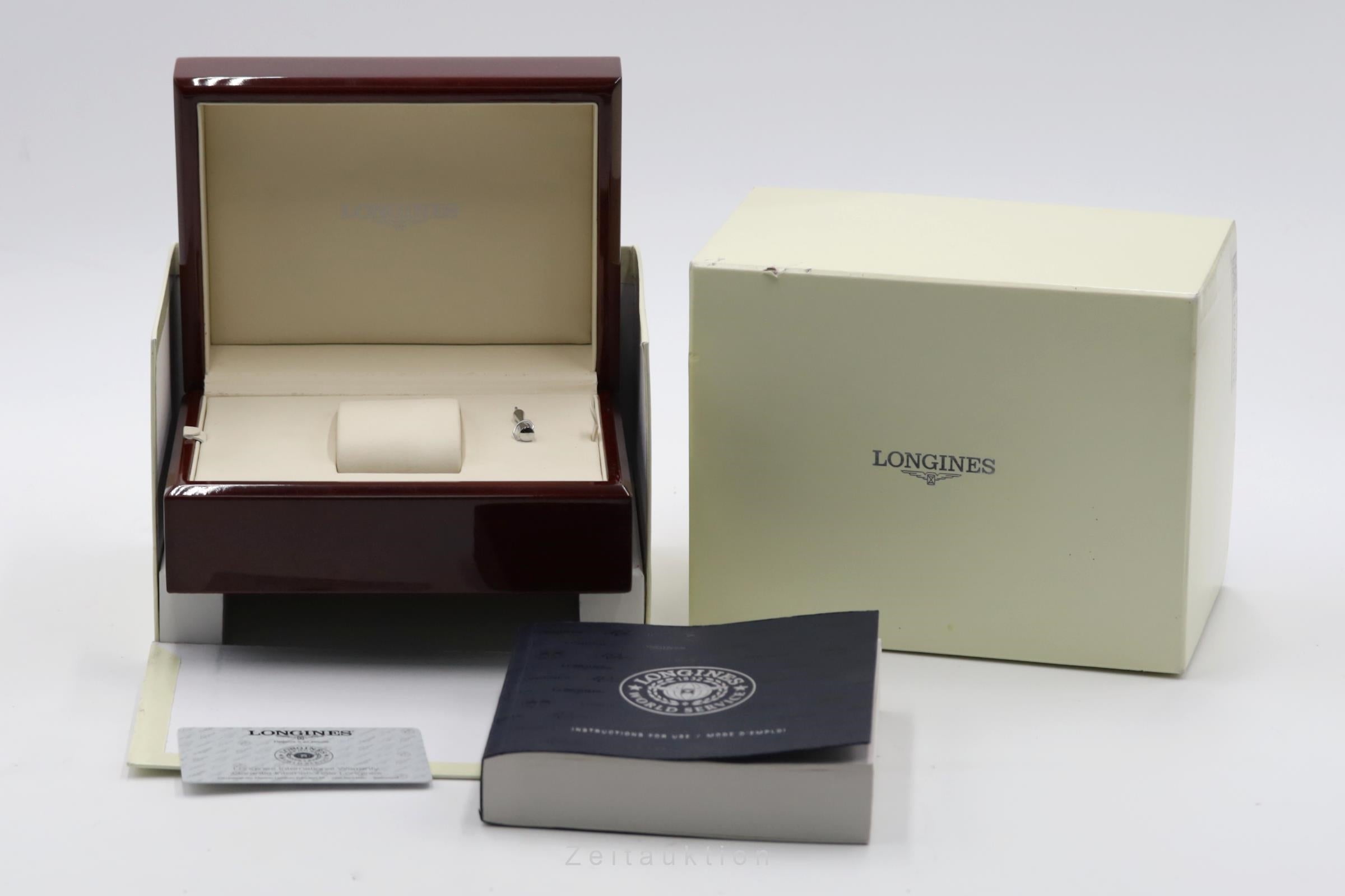 Longines Master Collection cronógrafo acero automático reloj para caballeros L2.673.4.78.5 LP: 3900EUR  [2506793]