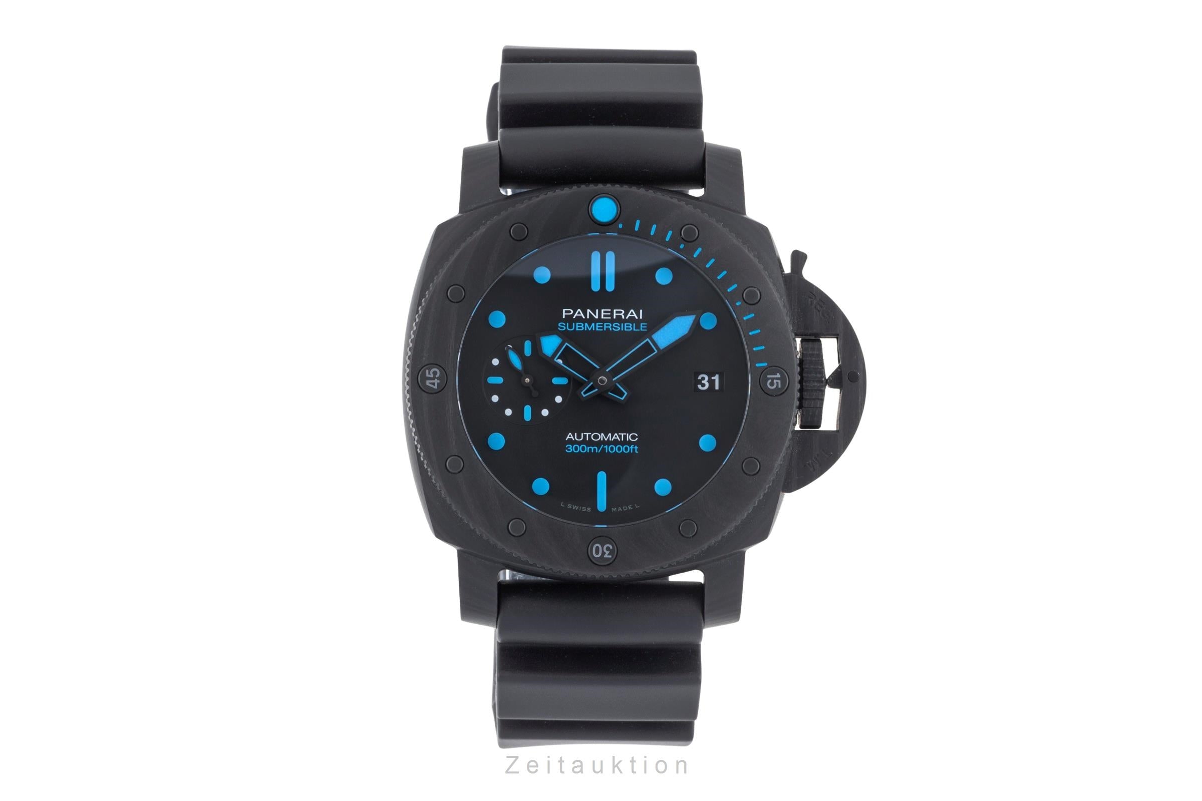 Panerai Submersible carbone automatique montre pour hommes PAM00960 LP: 17900EUR  [2506795]