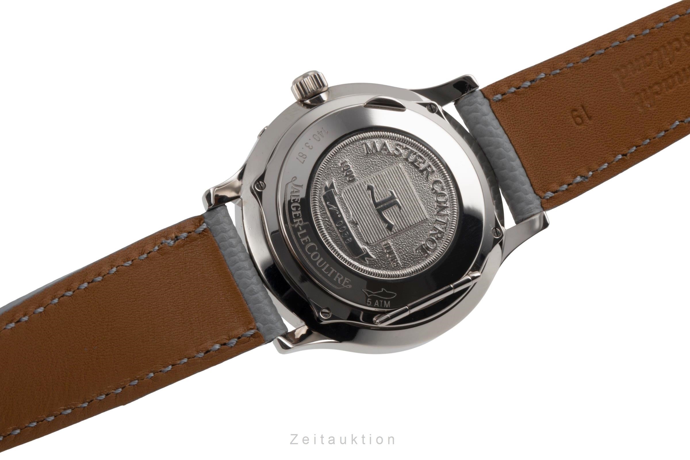 Jaeger LeCoultre Master Control or blanc 18 ct automatique montre pour hommes 140.3.87  [2506797]