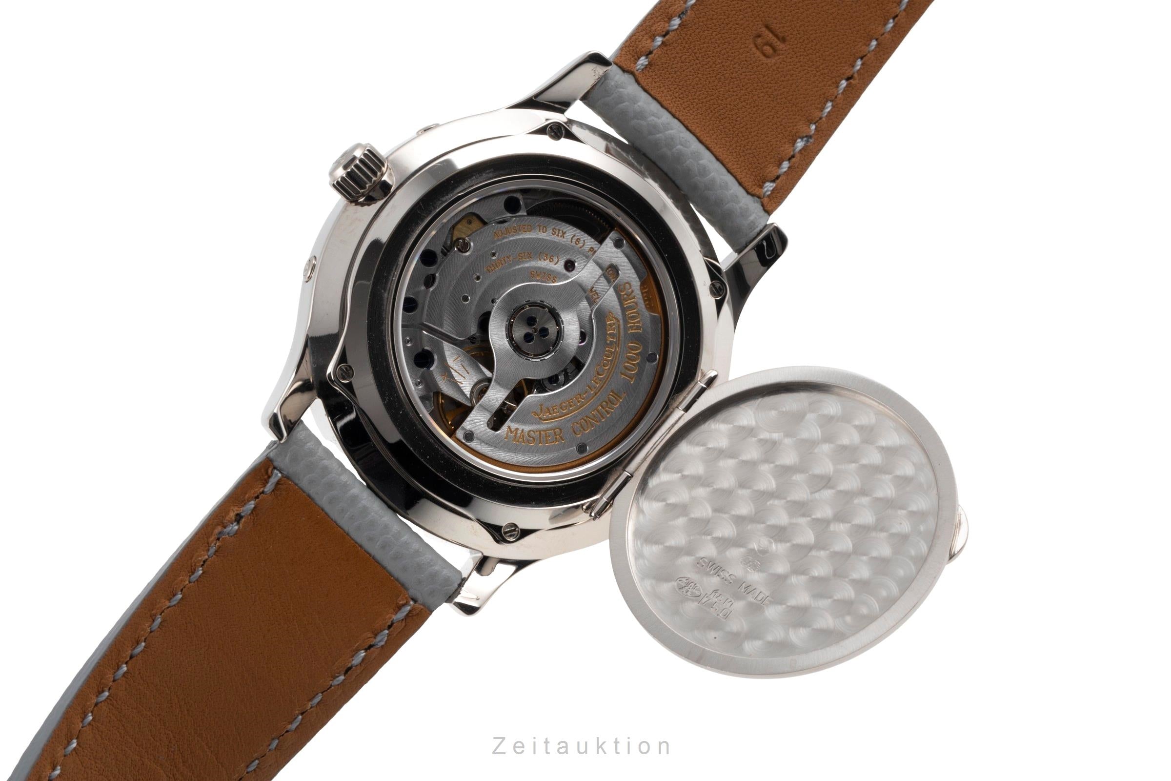 Jaeger LeCoultre Master Control or blanc 18 ct automatique montre pour hommes 140.3.87  [2506797]