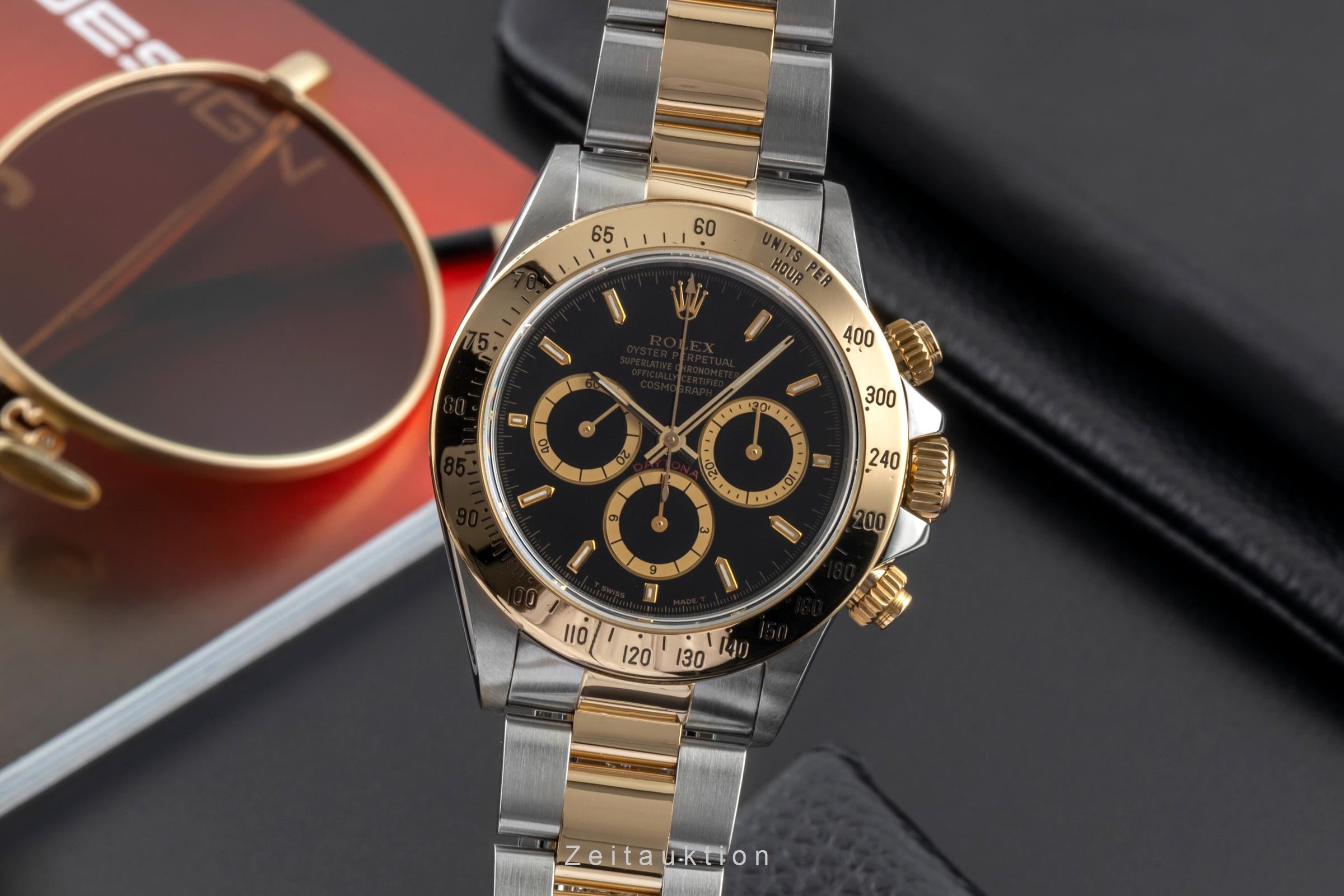 Rolex Daytona chronograph steel / gold automatic men's watch 16523  [2506799]