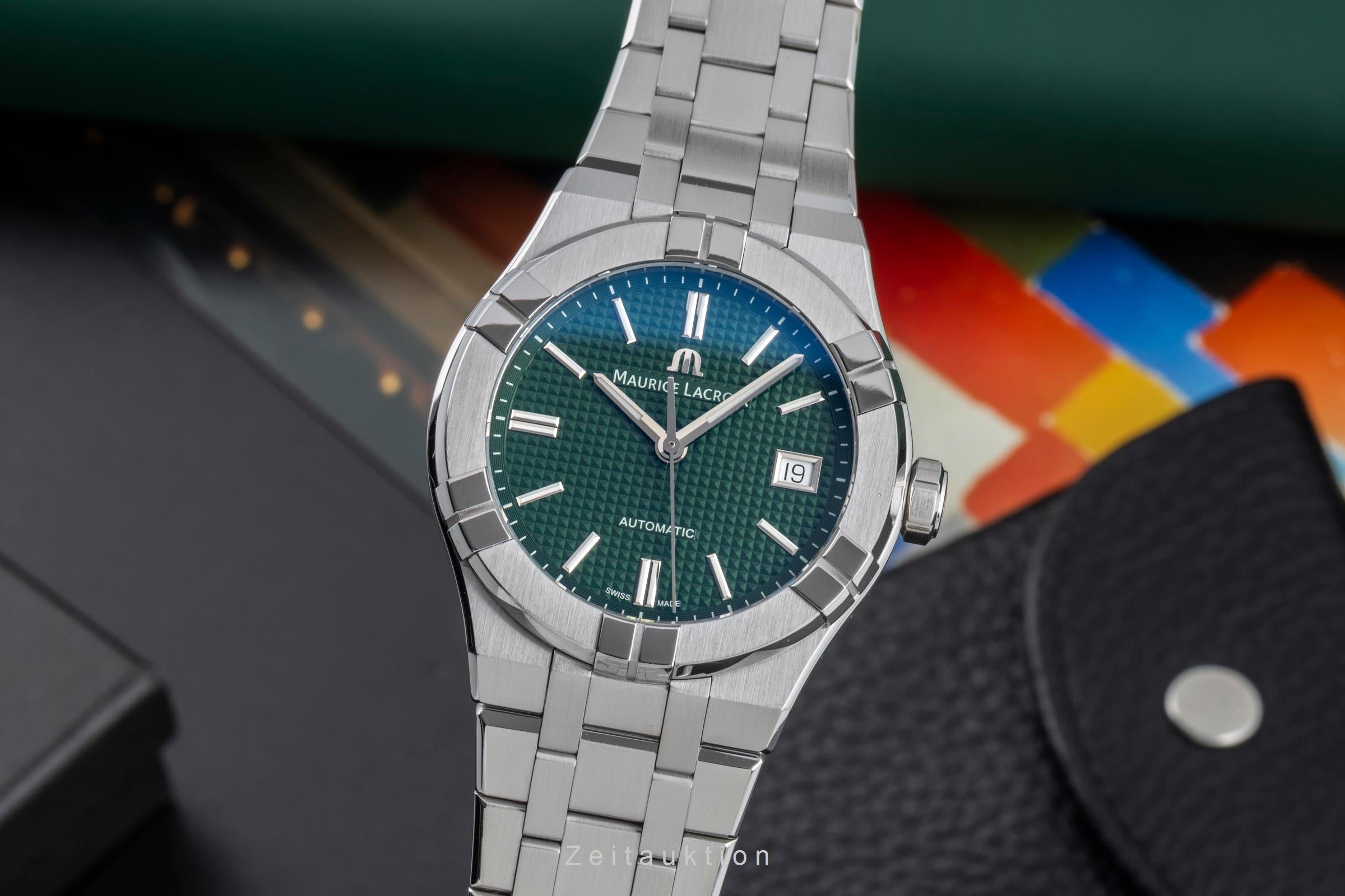 Maurice Lacroix Aikon acier automatique montre pour hommes AI6007-SS002-630-1 LP: 2250EUR  [2506801]