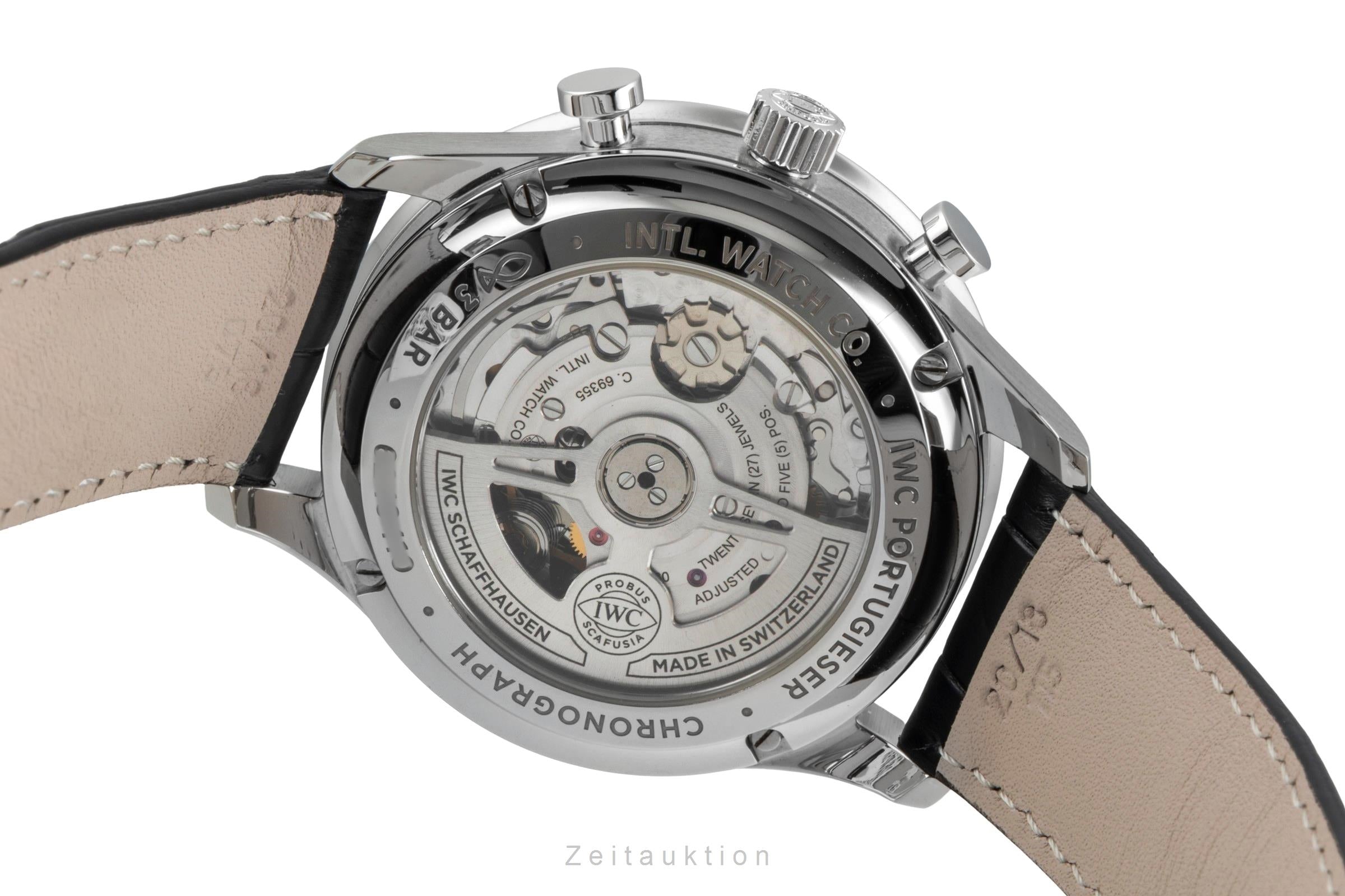 IWC Portugieser cronografo acciaio automatismo orologio da uomo IW371615 LP: 9100EUR  [2506803]