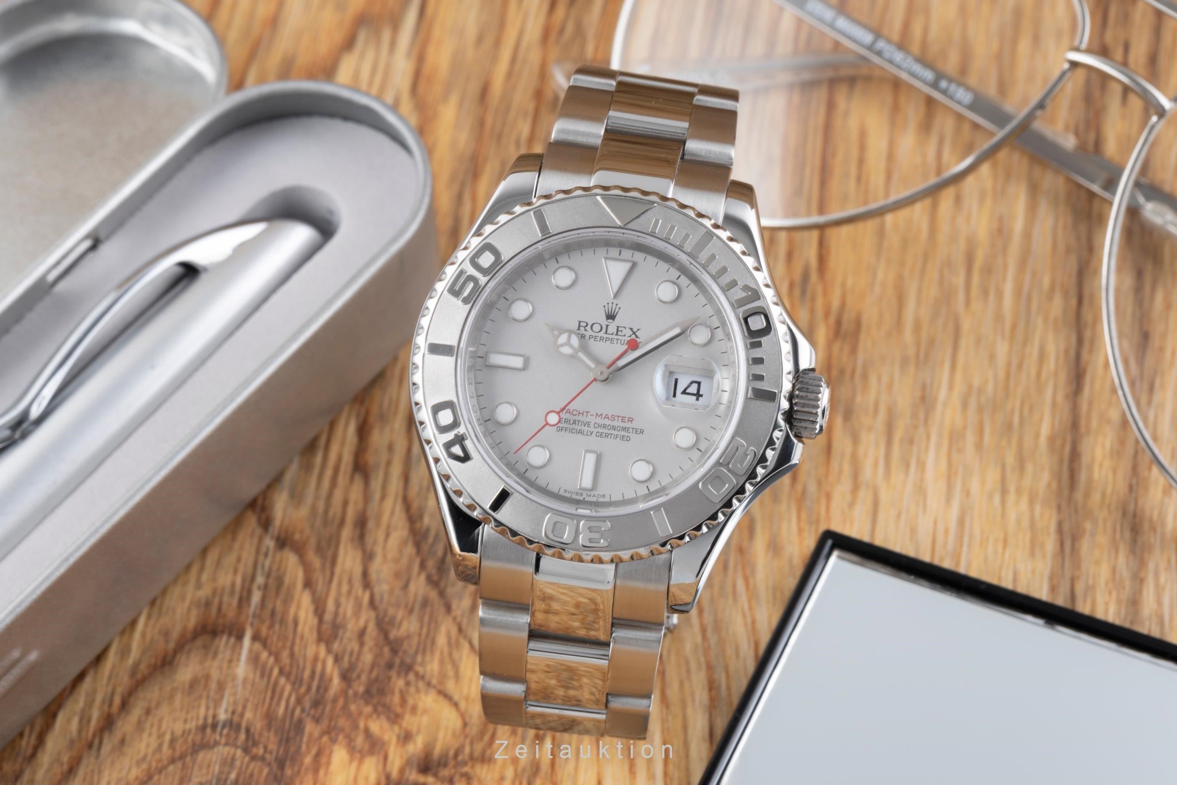 Rolex Yacht-Master acero / platino automático reloj para caballeros 16622  [2506805]