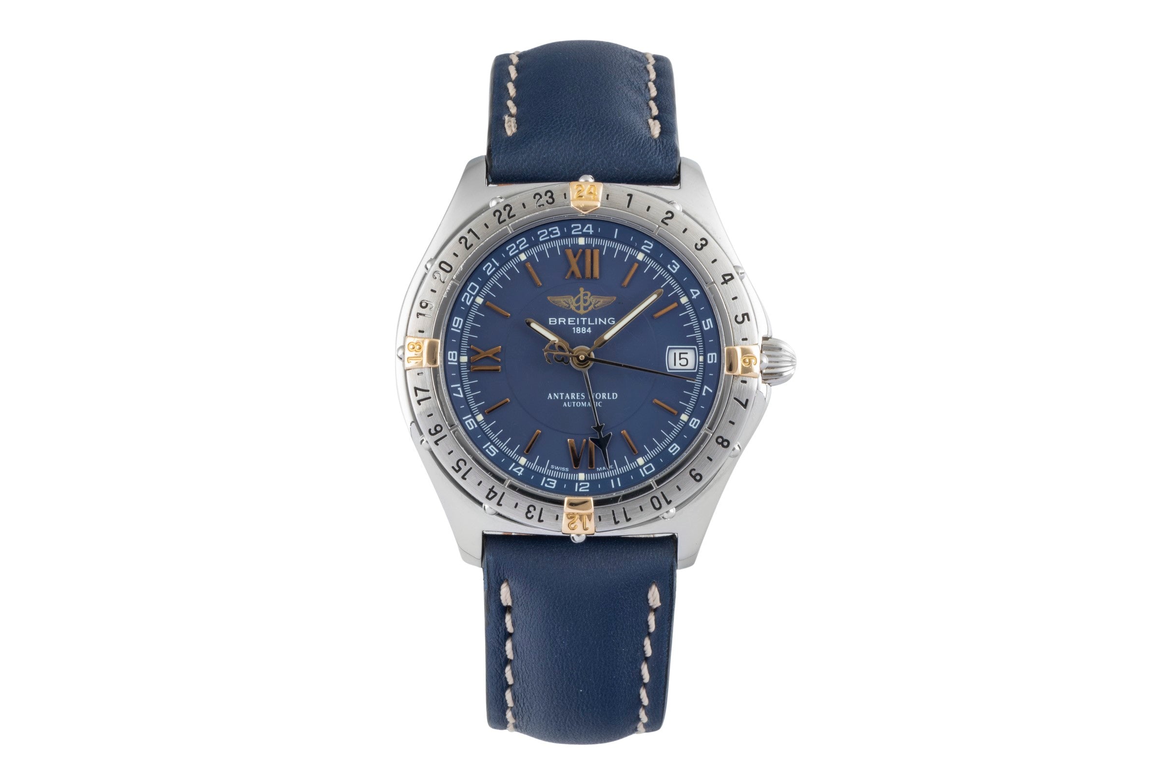 Breitling Antares steel / gold automatic men's watch B32047.1  [2506807]