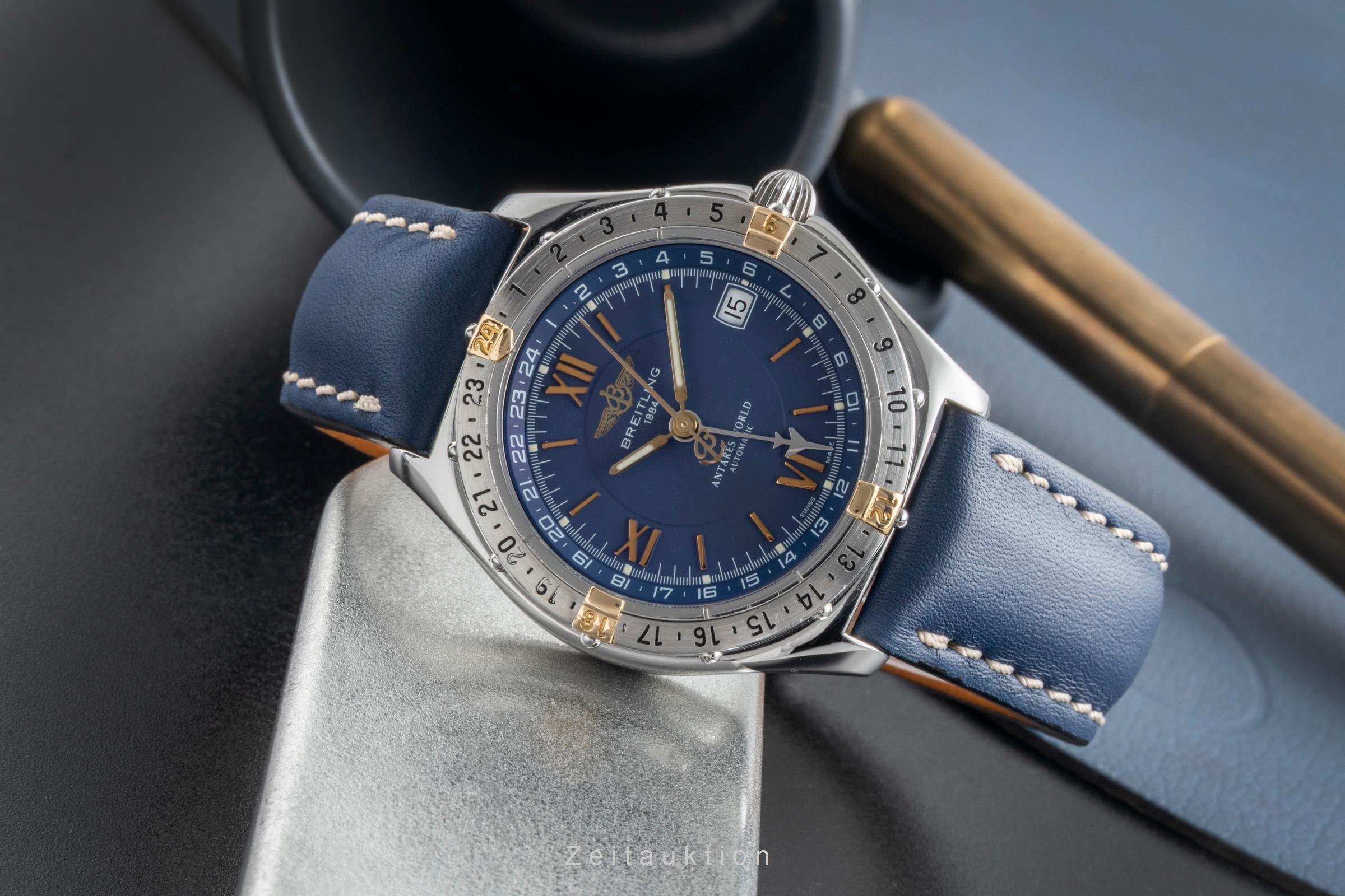 Breitling Antares steel / gold automatic men's watch B32047.1  [2506807]