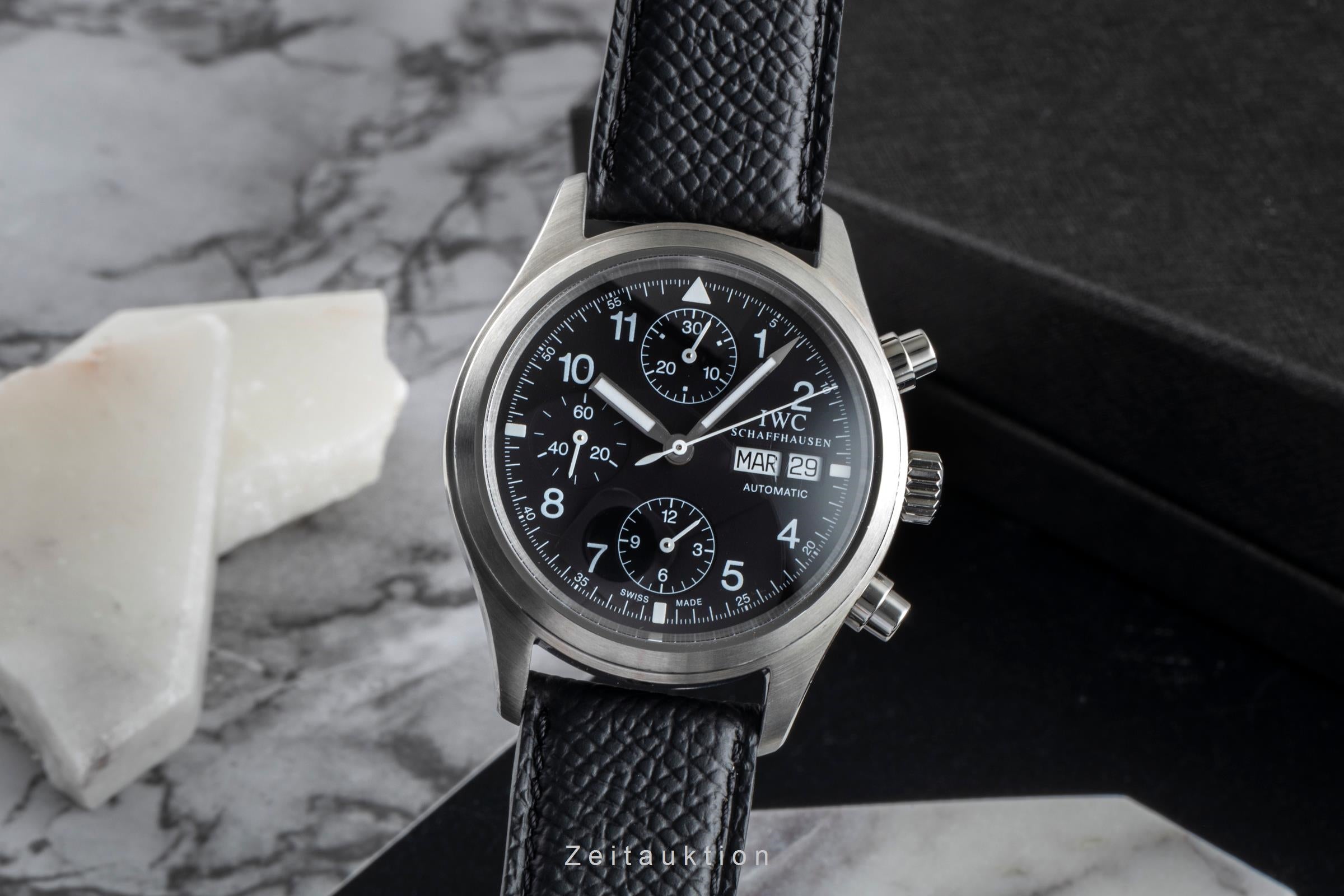 IWC Fliegerchronograph cronografo acciaio automatismo orologio da uomo IW370602  [2506808]