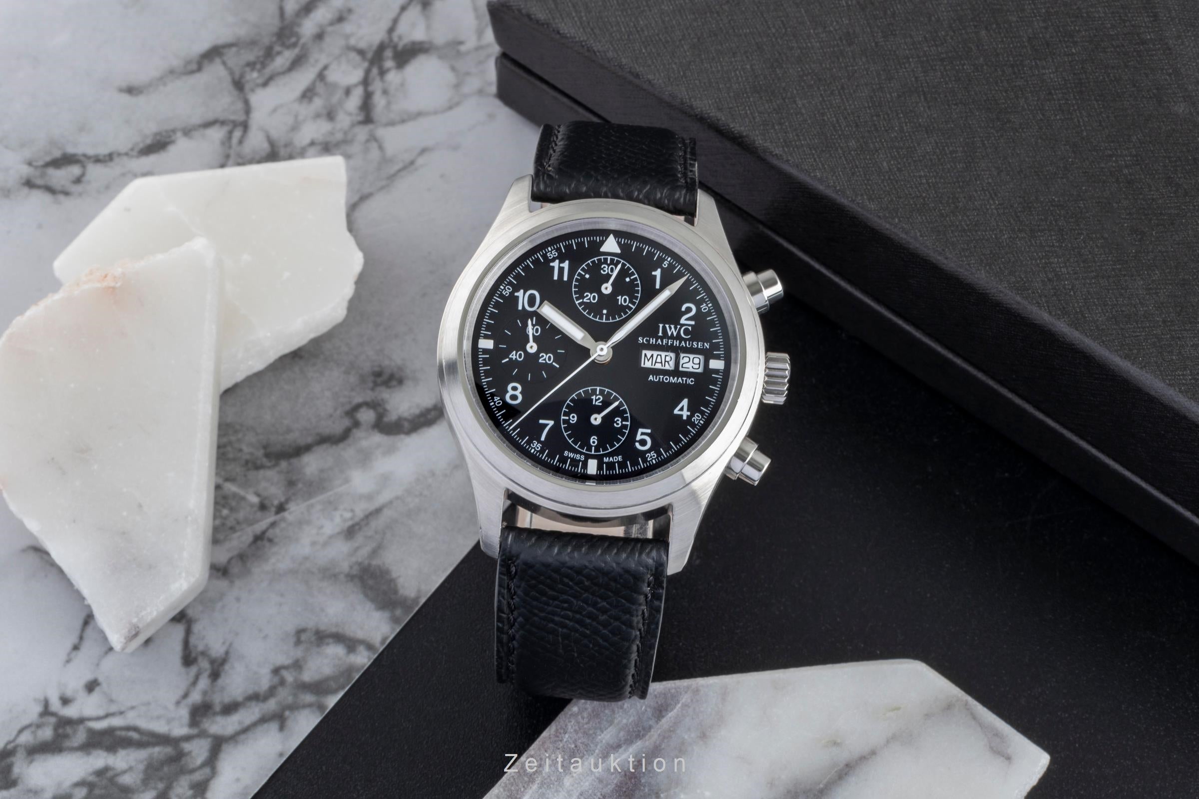 IWC Fliegerchronograph cronografo acciaio automatismo orologio da uomo IW370602  [2506808]