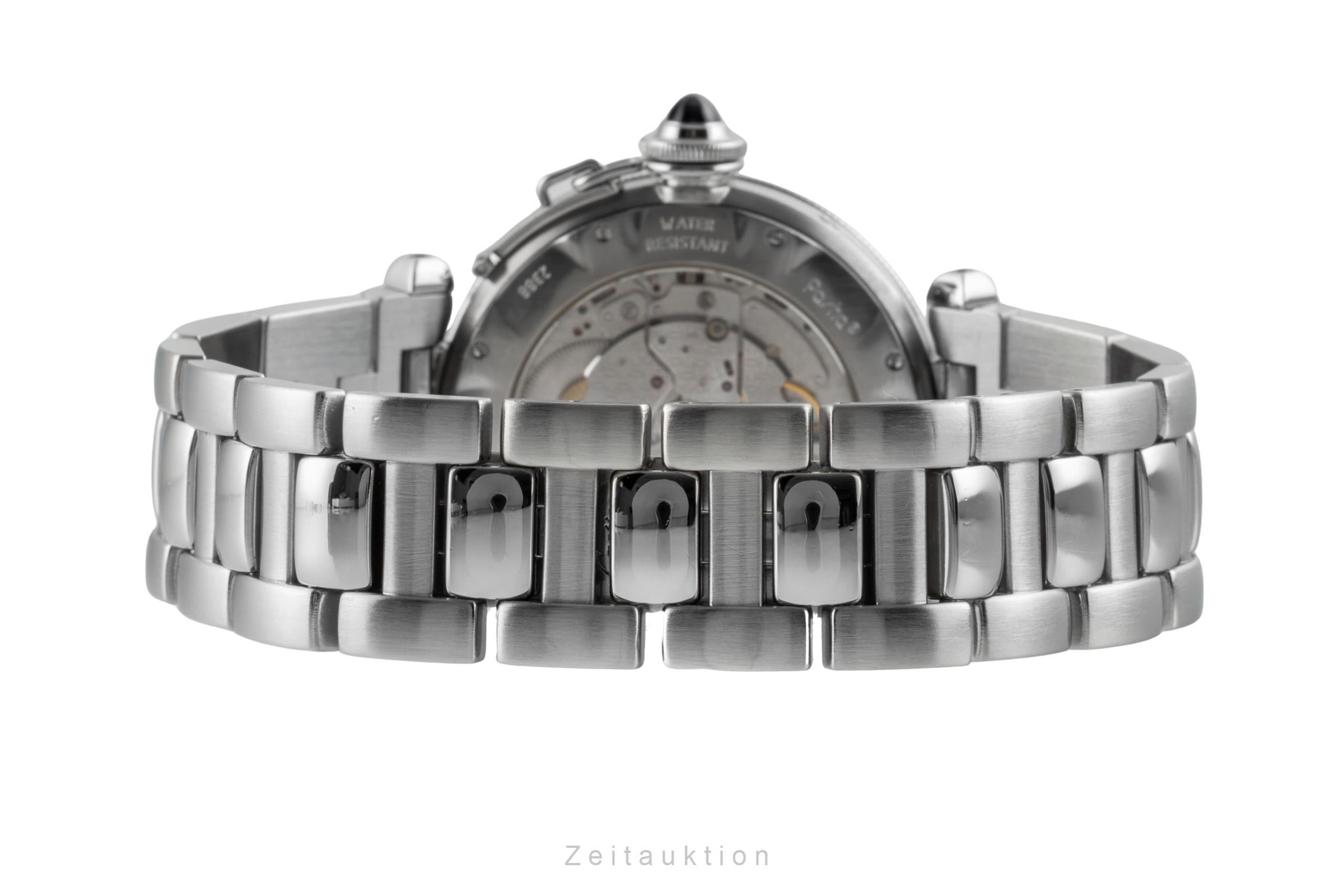 Cartier Pasha GMT Power Reserve Automatik Stahl Herrenuhr Ref. W31037H3 2388 [2506810]