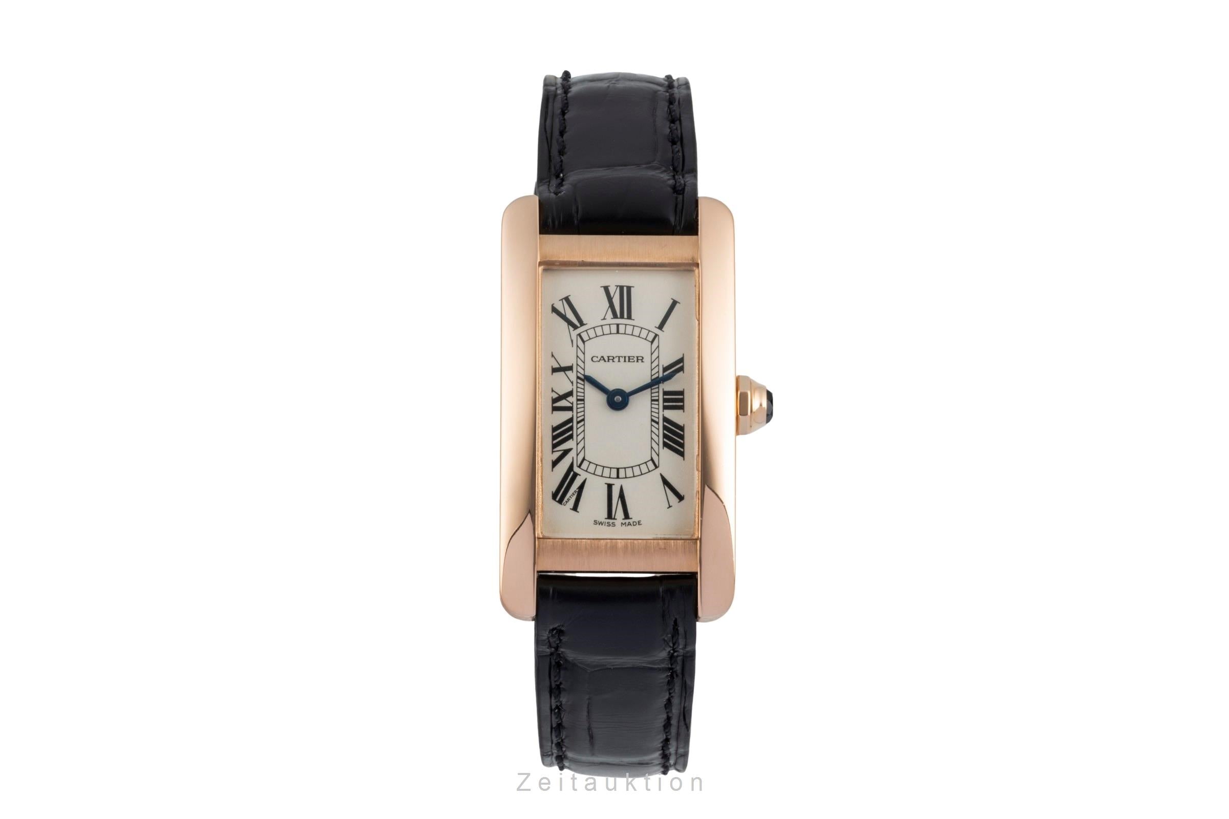 Cartier Tank Américaine oro rosado de 18 quilates cuarzo reloj para damas  W2607456 LP: 12900EUR  [2506812]