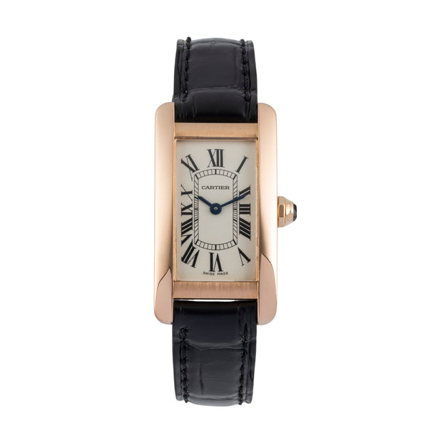 Cartier Tank Américaine oro rosado de 18 quilates cuarzo reloj para damas  W2607456 LP: 12900EUR  [2506812]