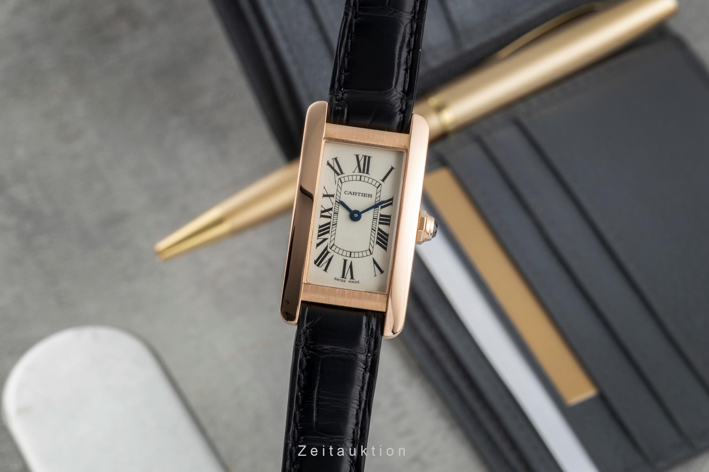 Cartier Tank Américaine 18 ct red gold quartz women's watch W2607456 LP: 12900EUR  [2506812]