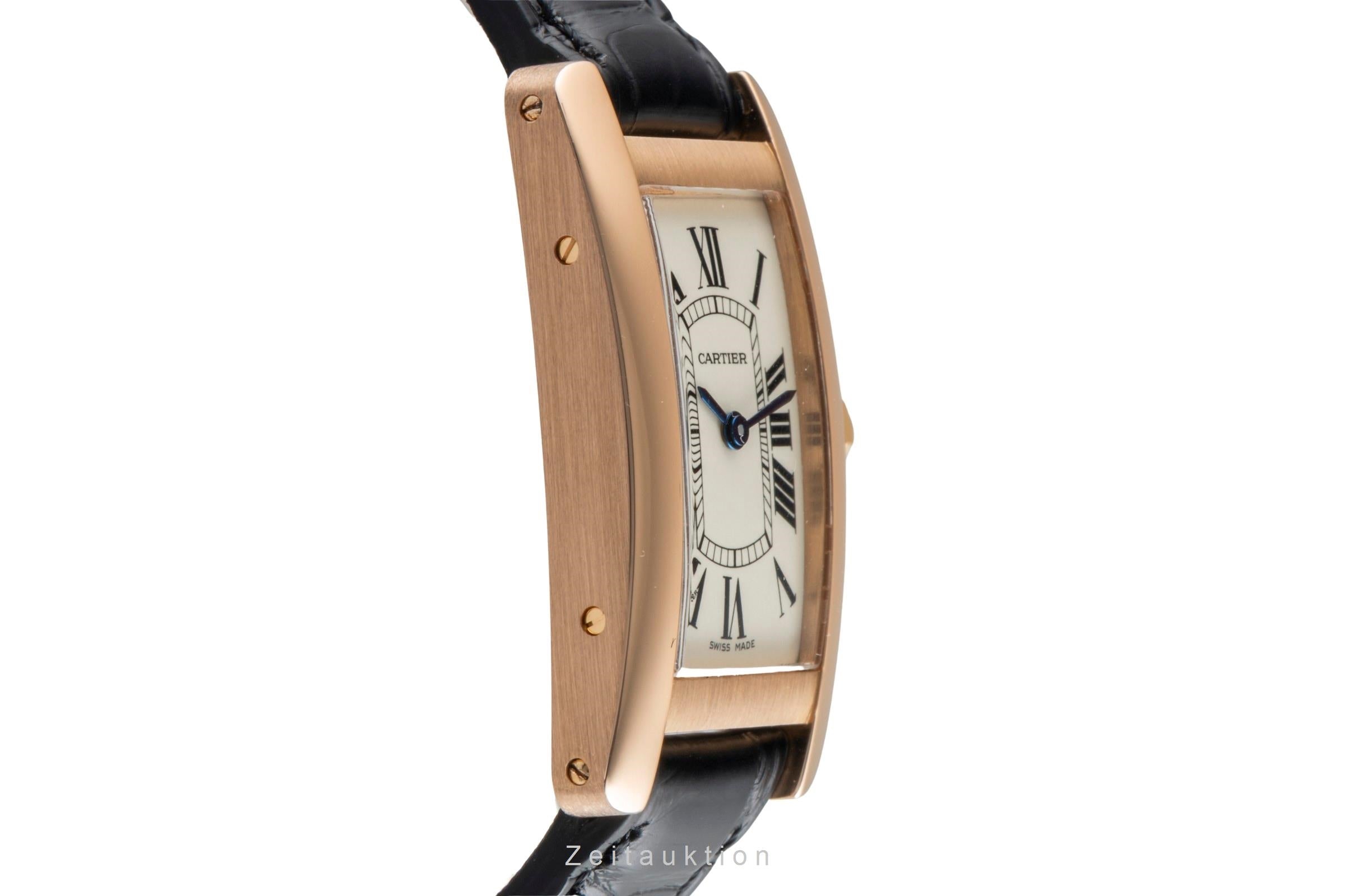 Cartier Tank Américaine oro rosado de 18 quilates cuarzo reloj para damas  W2607456 LP: 12900EUR  [2506812]