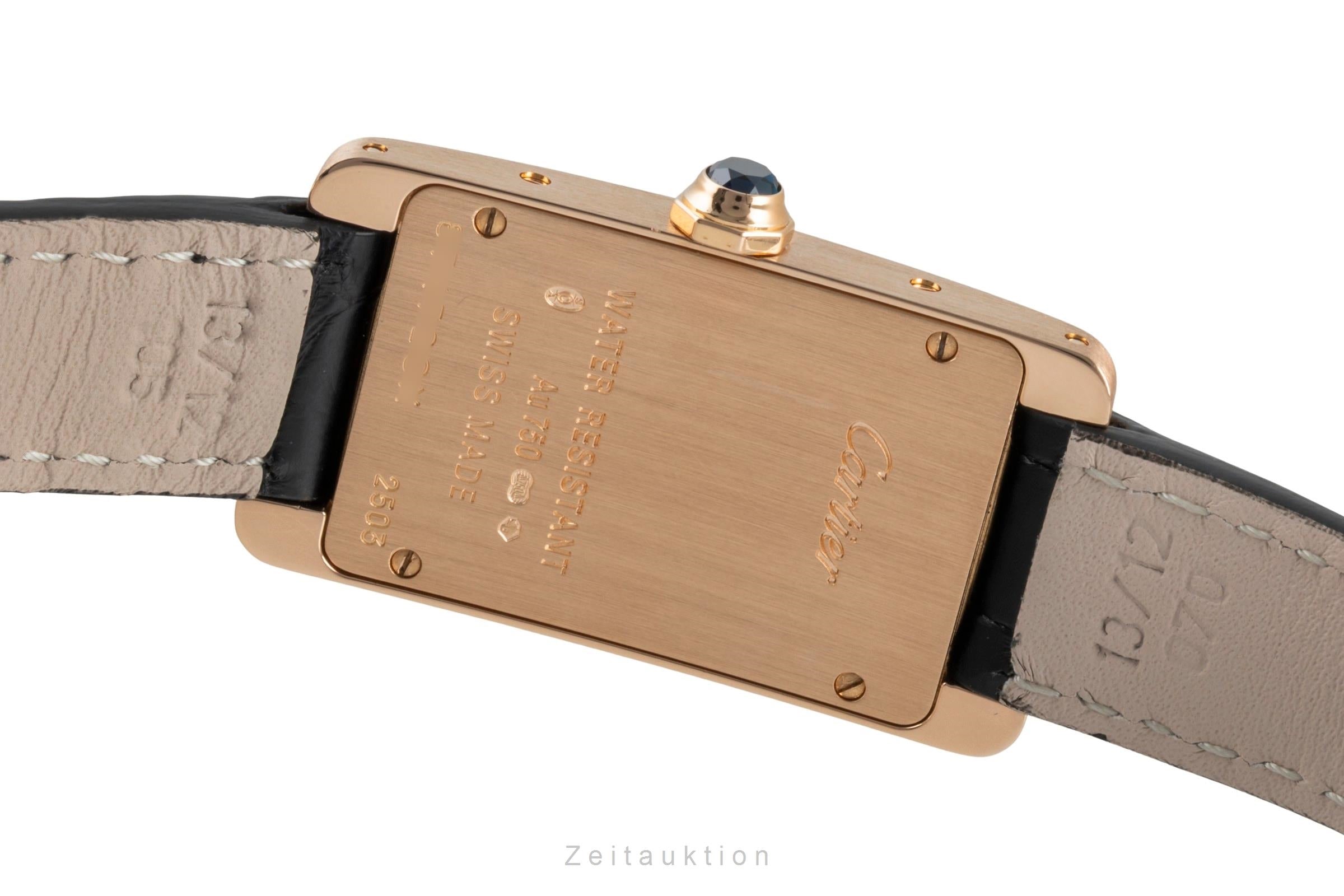 Cartier Tank Américaine oro rosado de 18 quilates cuarzo reloj para damas  W2607456 LP: 12900EUR  [2506812]