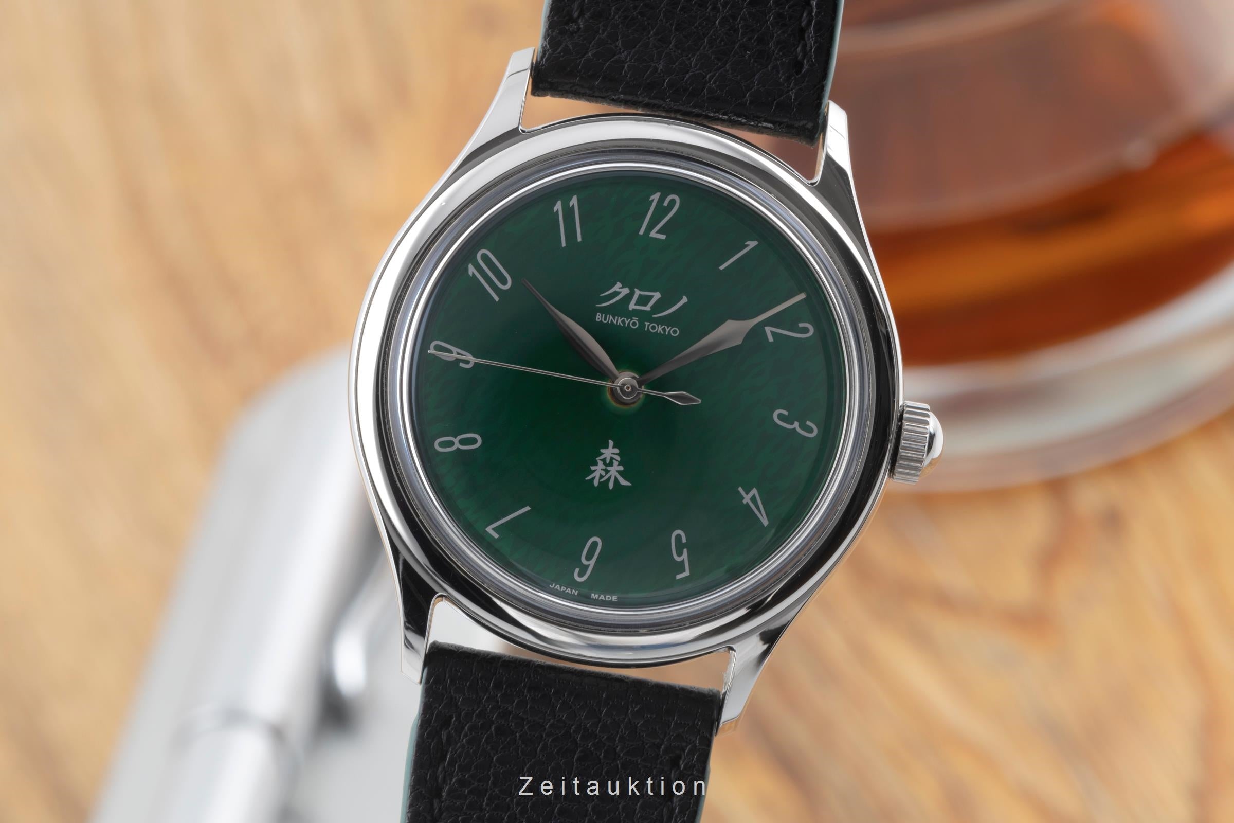 Kurono Grand Mori steel automatic Kal. Miyota 90S5 Ref. CU011D
