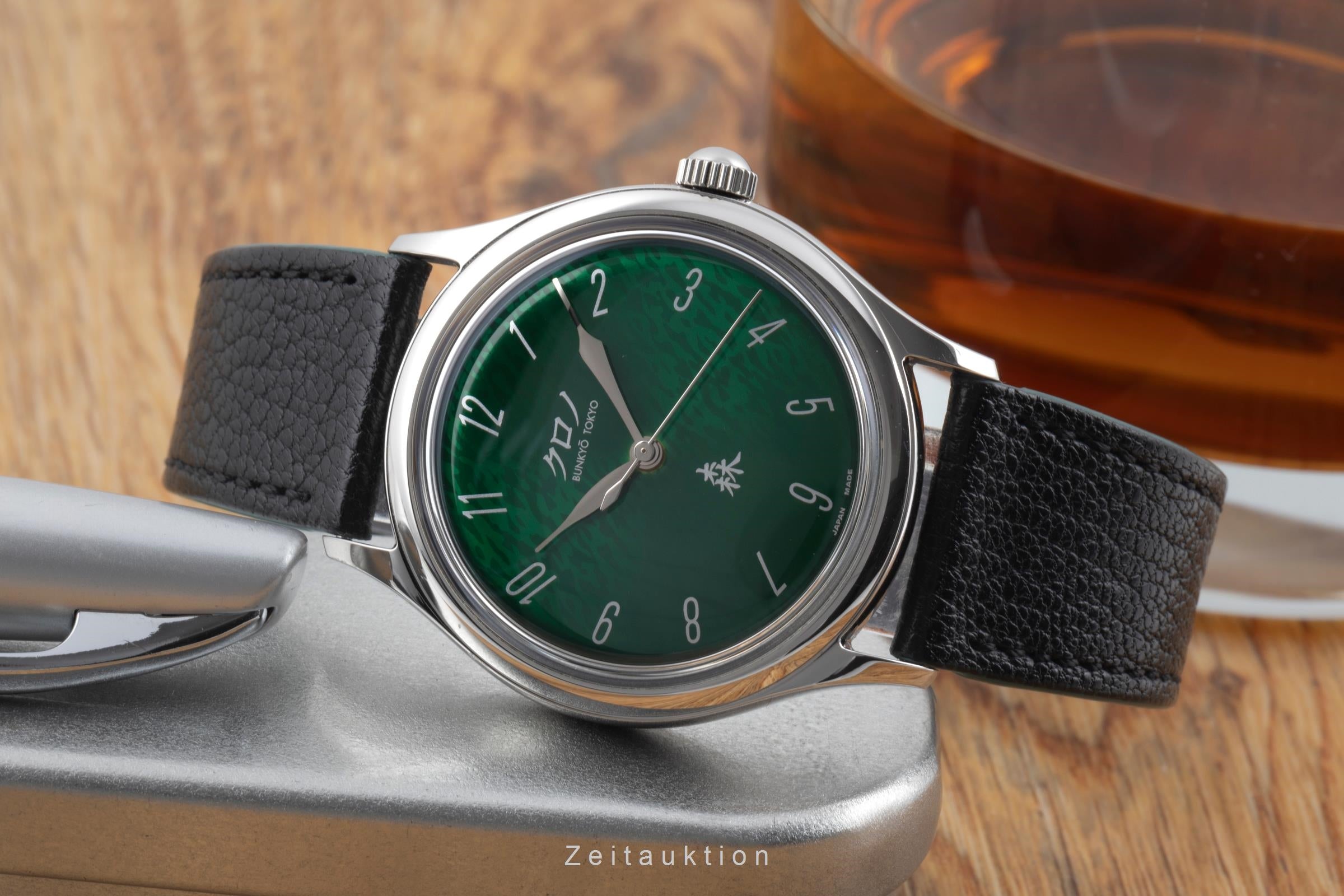 Kurono Grand Mori steel automatic Kal. Miyota 90S5 Ref. CU011D