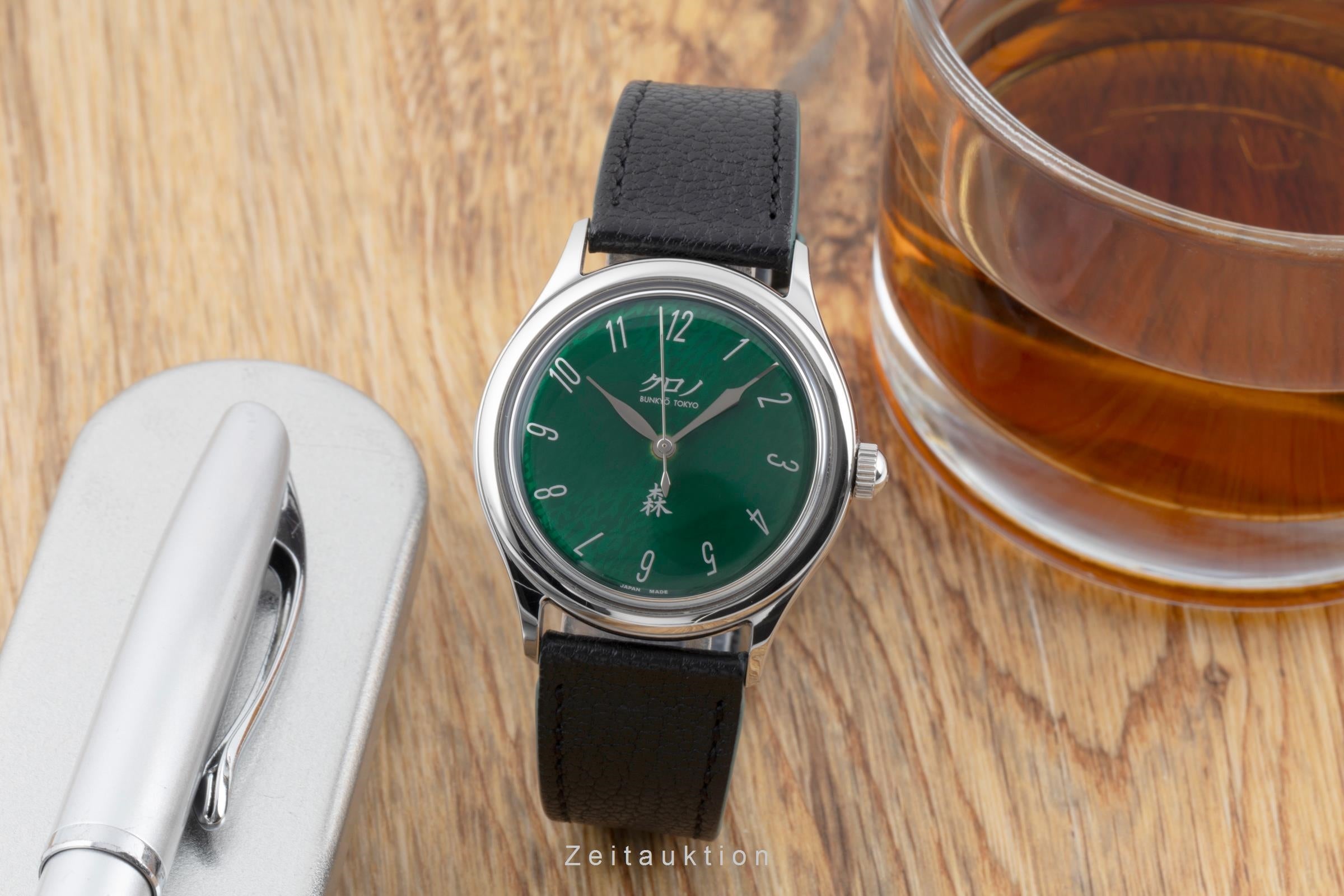 Kurono Grand Mori steel automatic Kal. Miyota 90S5 Ref. CU011D
