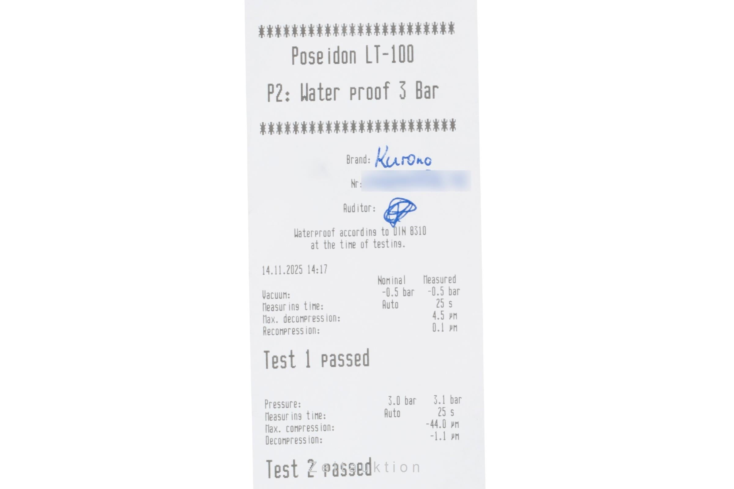 Kurono Grand Mori acciaio automatismo unisex CU011D  [2506815]