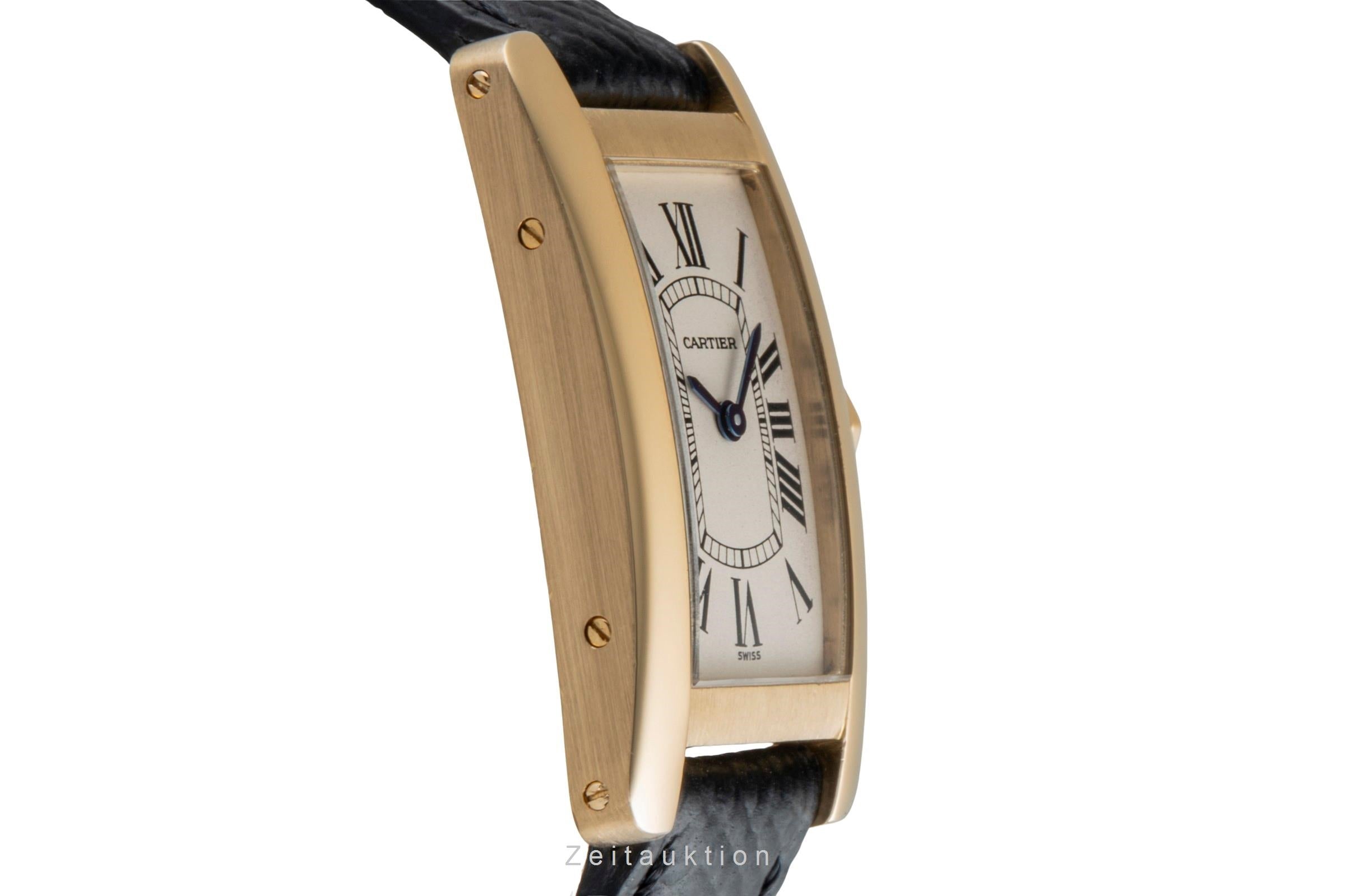 Cartier Tank Américaine 18K (0,750) Gelbgold Damenuhr Gold Ref. W26015K2 1710 [2506818]