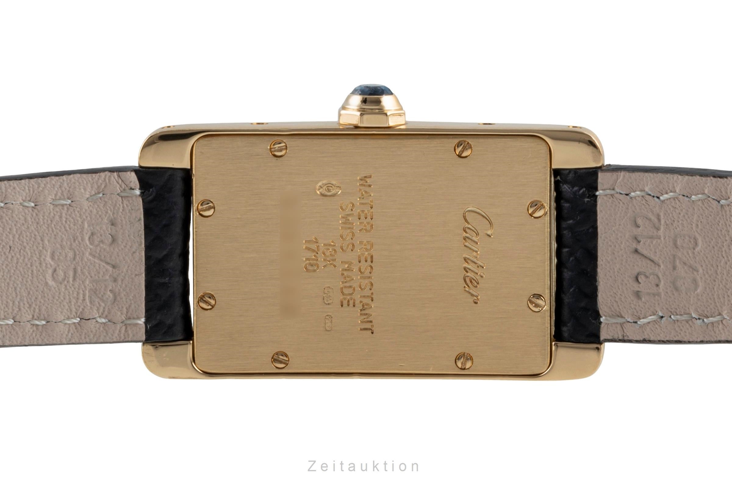 Cartier Tank Américaine 18K (0,750) Gelbgold Damenuhr Gold Ref. W26015K2 1710 [2506818]