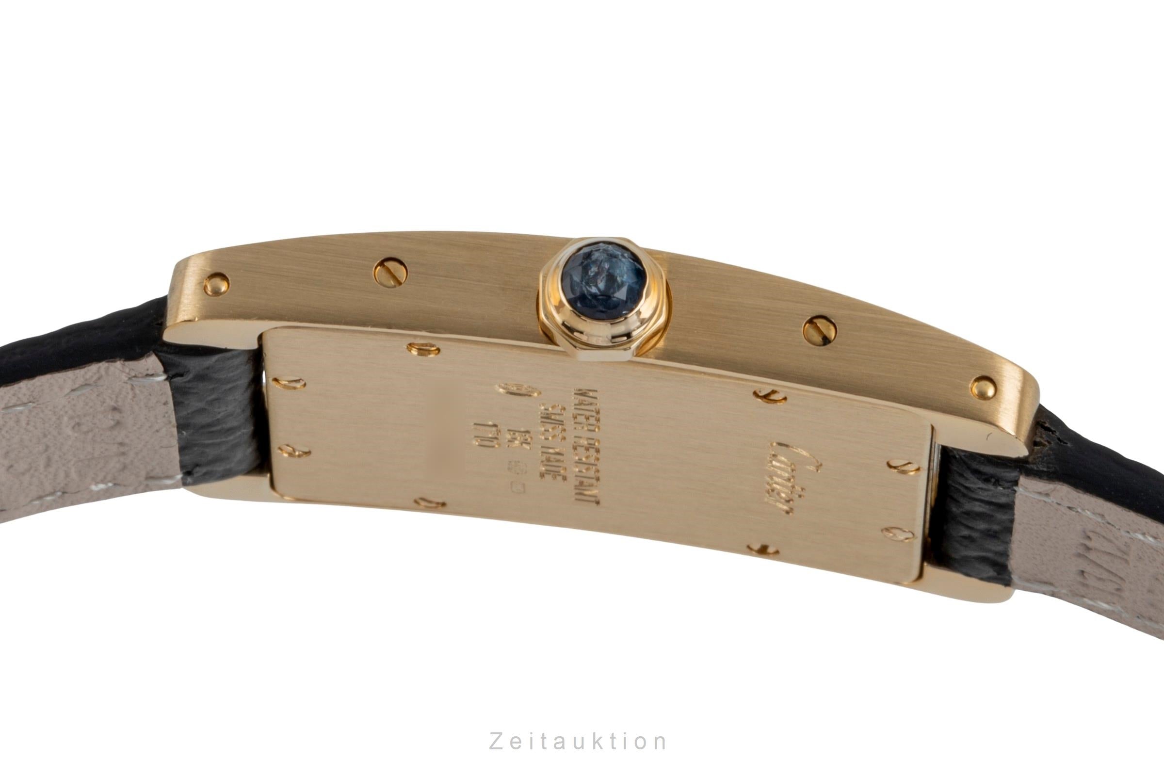 Cartier Tank Américaine 18K (0,750) Gelbgold Damenuhr Gold Ref. W26015K2 1710 [2506818]