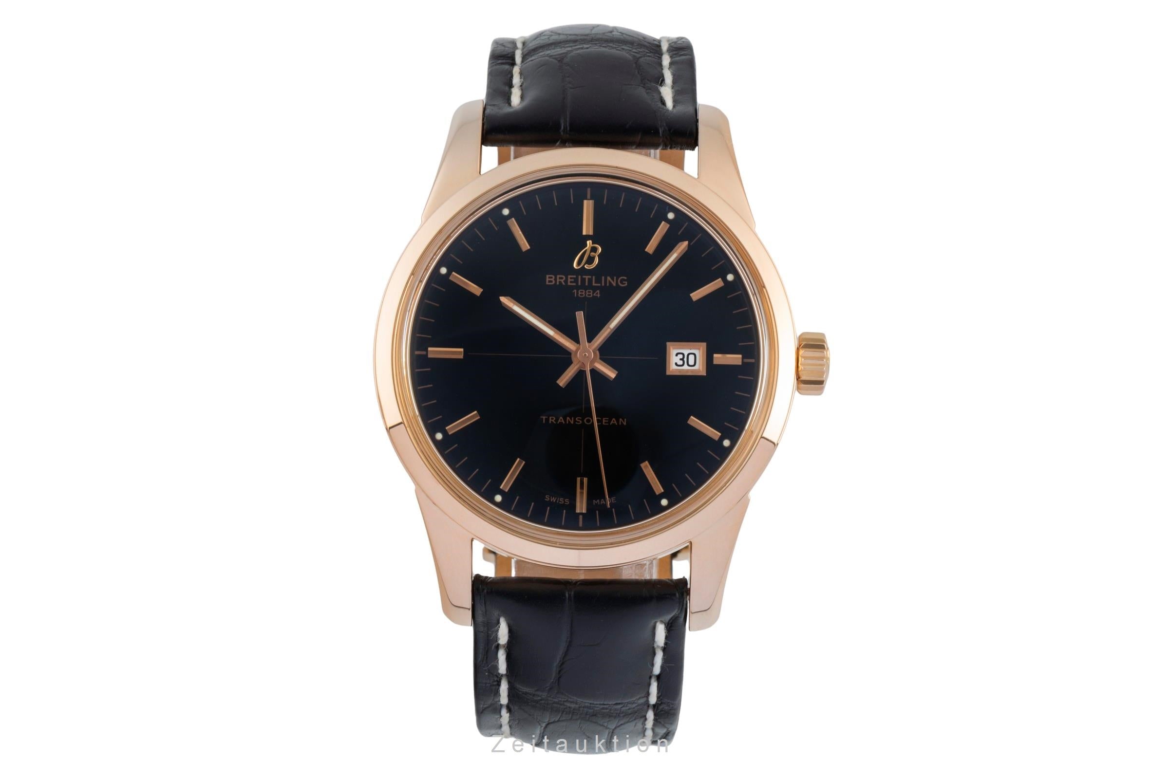 Breitling Transocean 18k Rotgold Automatik Ref. R10360 Box und Papiere 2017  [2506819]
