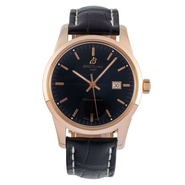 Breitling Transocean 18k Rotgold Automatik Ref. R10360 Box und Papiere 2017  [2506819]