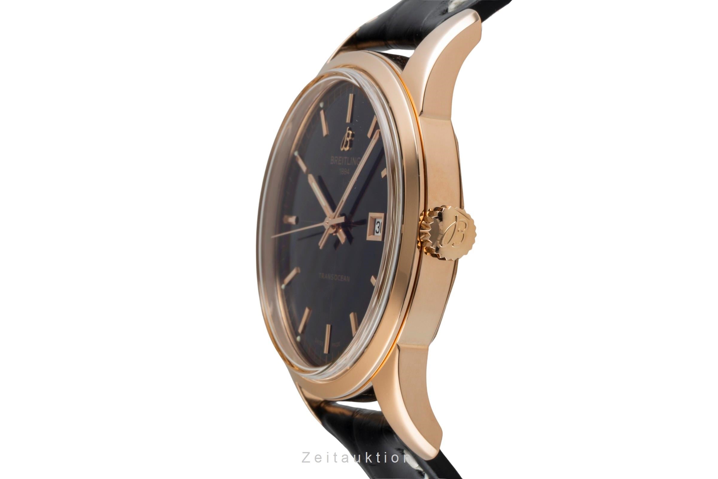 Breitling Transocean 18k Rotgold Automatik Ref. R10360 Box und Papiere 2017  [2506819]