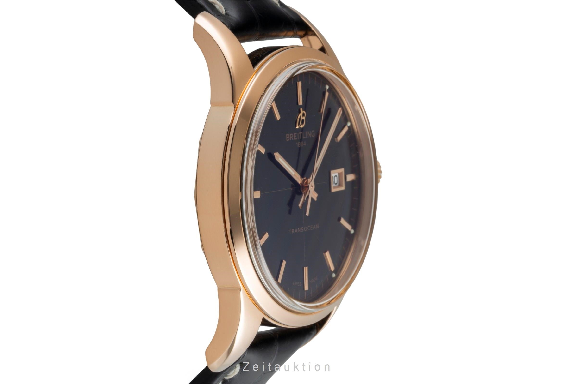 Breitling Transocean 18k Rotgold Automatik Ref. R10360 Box und Papiere 2017  [2506819]