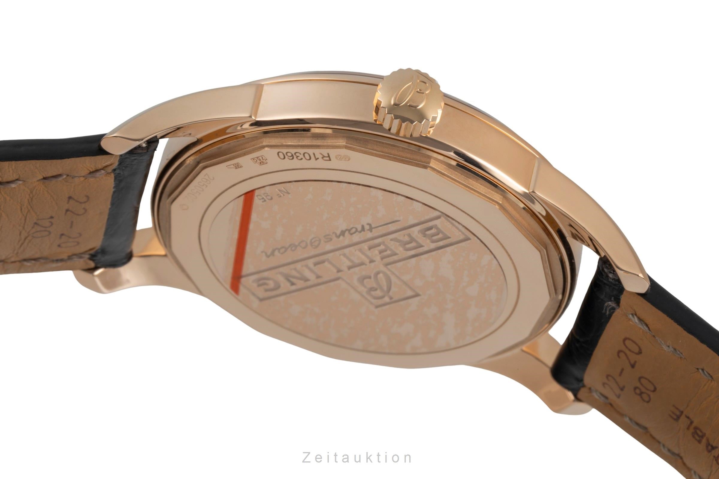 Breitling Transocean 18k Rotgold Automatik Ref. R10360 Box und Papiere 2017  [2506819]