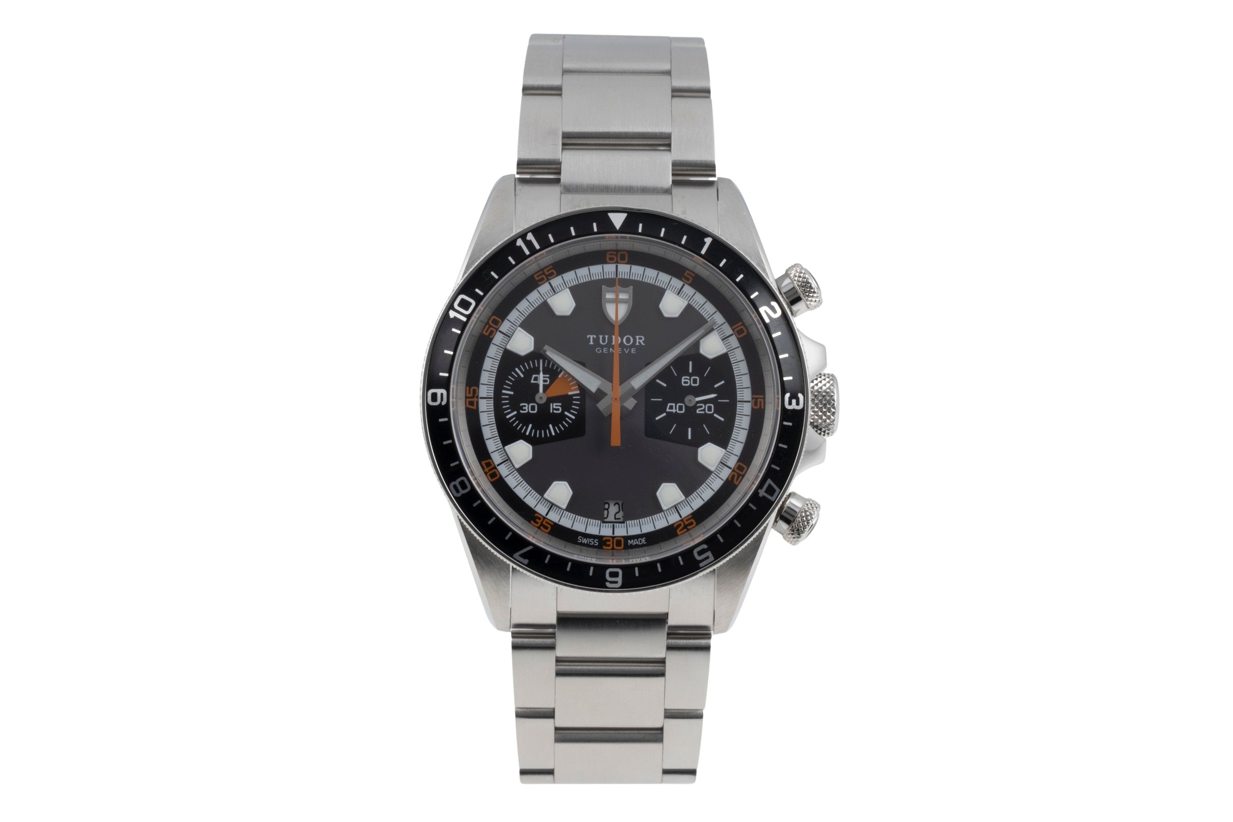 Tudor Heritage Chrono Automatik Stahl Herrenuhr Ref. 70330N B&P 2011 [2506821]