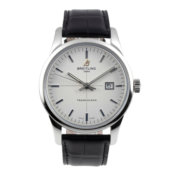 Breitling Transocean acero automático reloj para caballeros A1036012/G721	  [2506822]