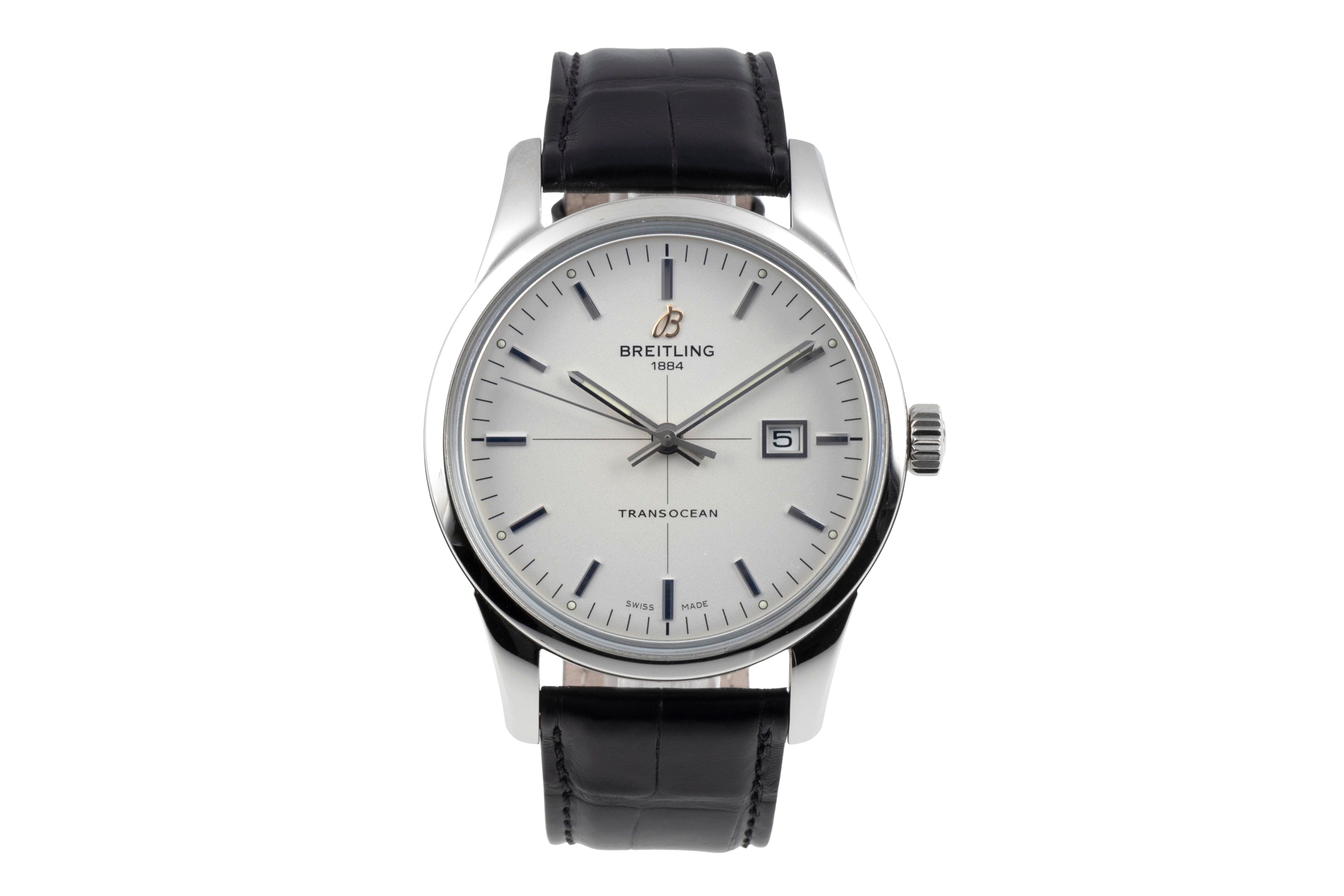 Breitling Transocean steel automatic men's watch A1036012/G721	  [2506822]