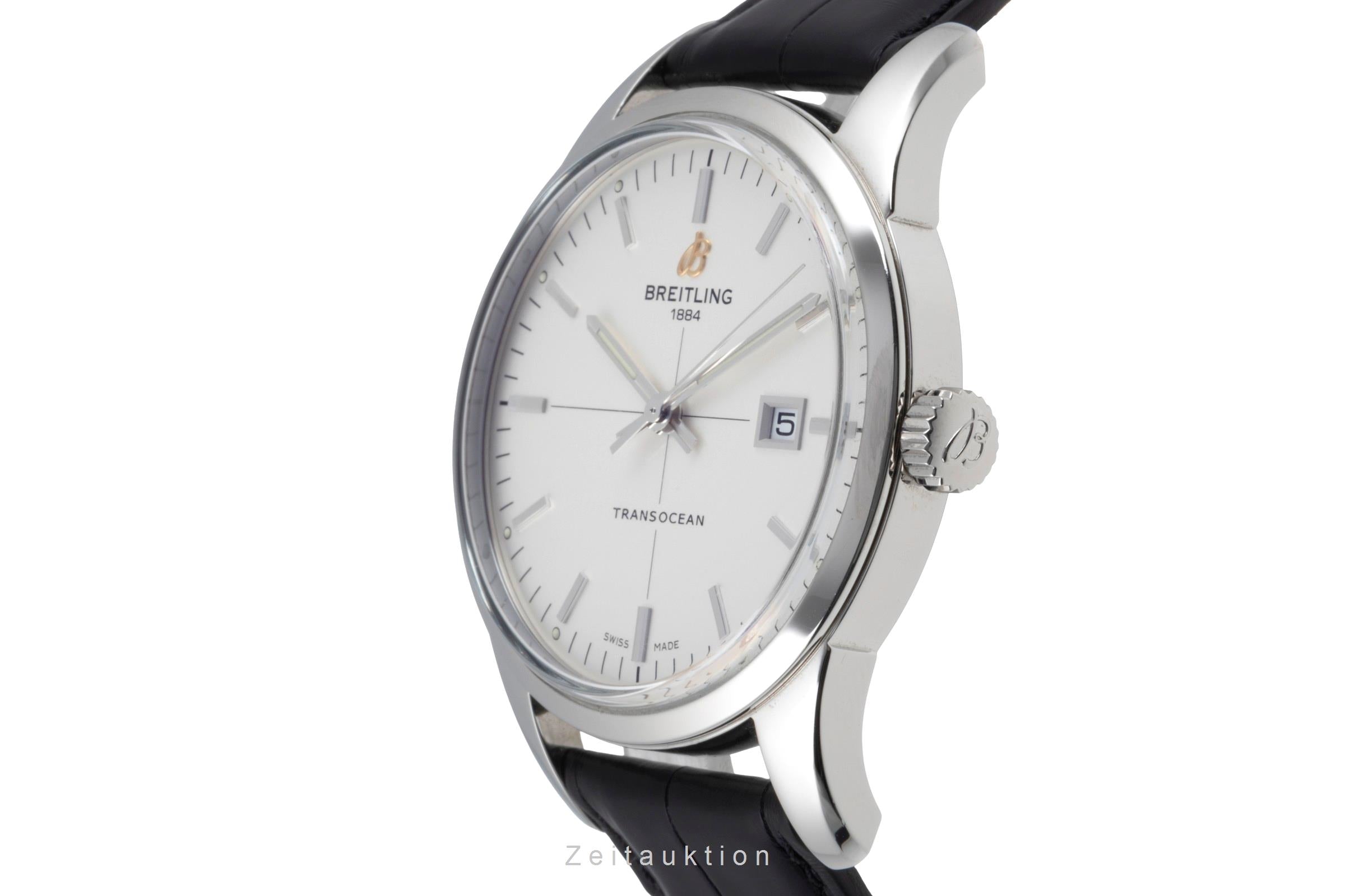 Breitling Transocean acero automático reloj para caballeros A1036012/G721	  [2506822]
