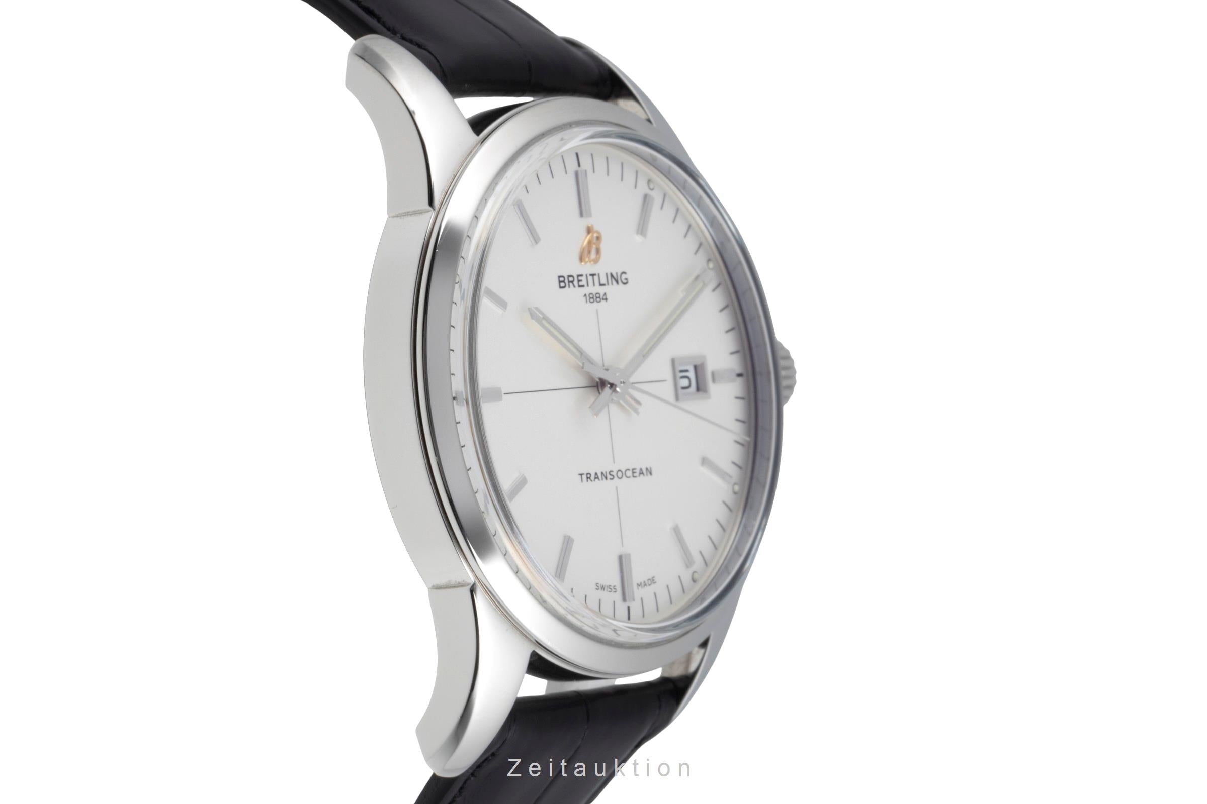 Breitling Transocean acero automático reloj para caballeros A1036012/G721	  [2506822]