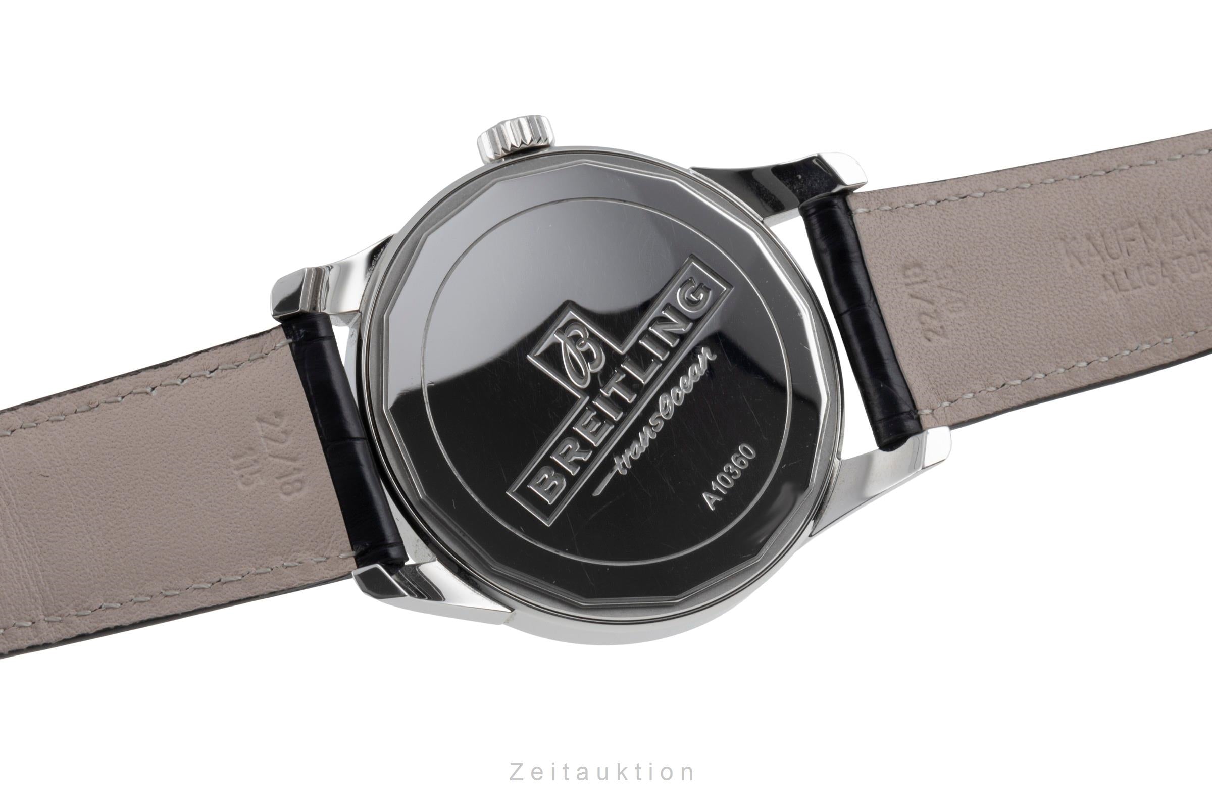 Breitling Transocean acero automático reloj para caballeros A1036012/G721	  [2506822]