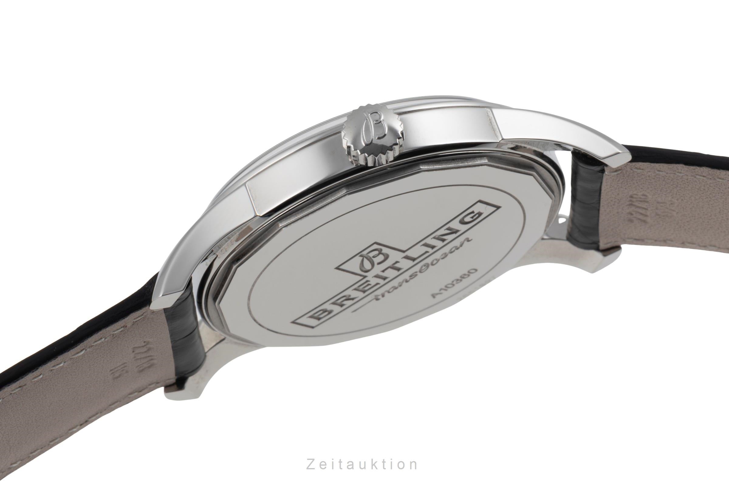 Breitling Transocean acero automático reloj para caballeros A1036012/G721	  [2506822]