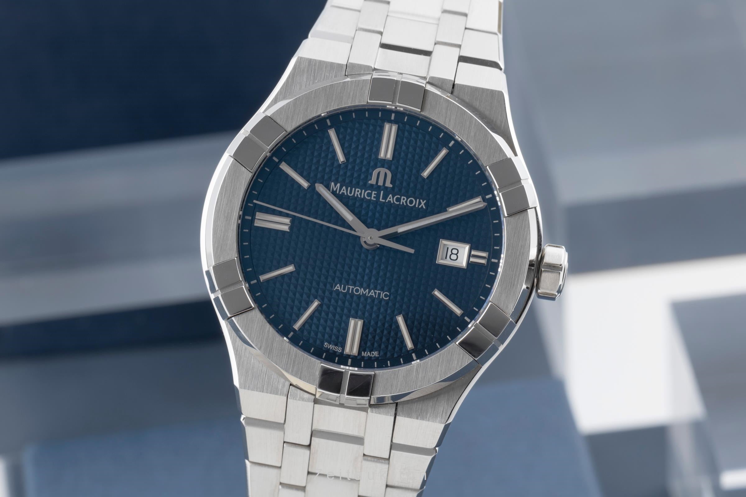 Maurice Lacroix Aikon acero automático reloj para caballeros AI6008-SS002-430 LP: 2250EUR  [2506823]