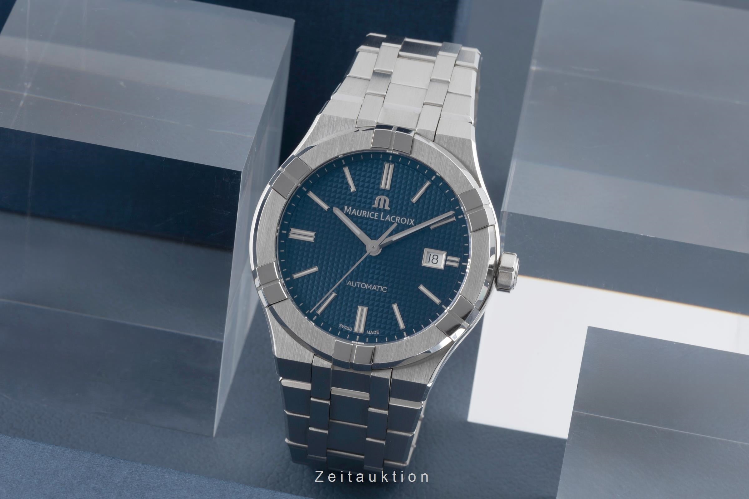 Maurice Lacroix Aikon acero automático reloj para caballeros AI6008-SS002-430 LP: 2250EUR  [2506823]