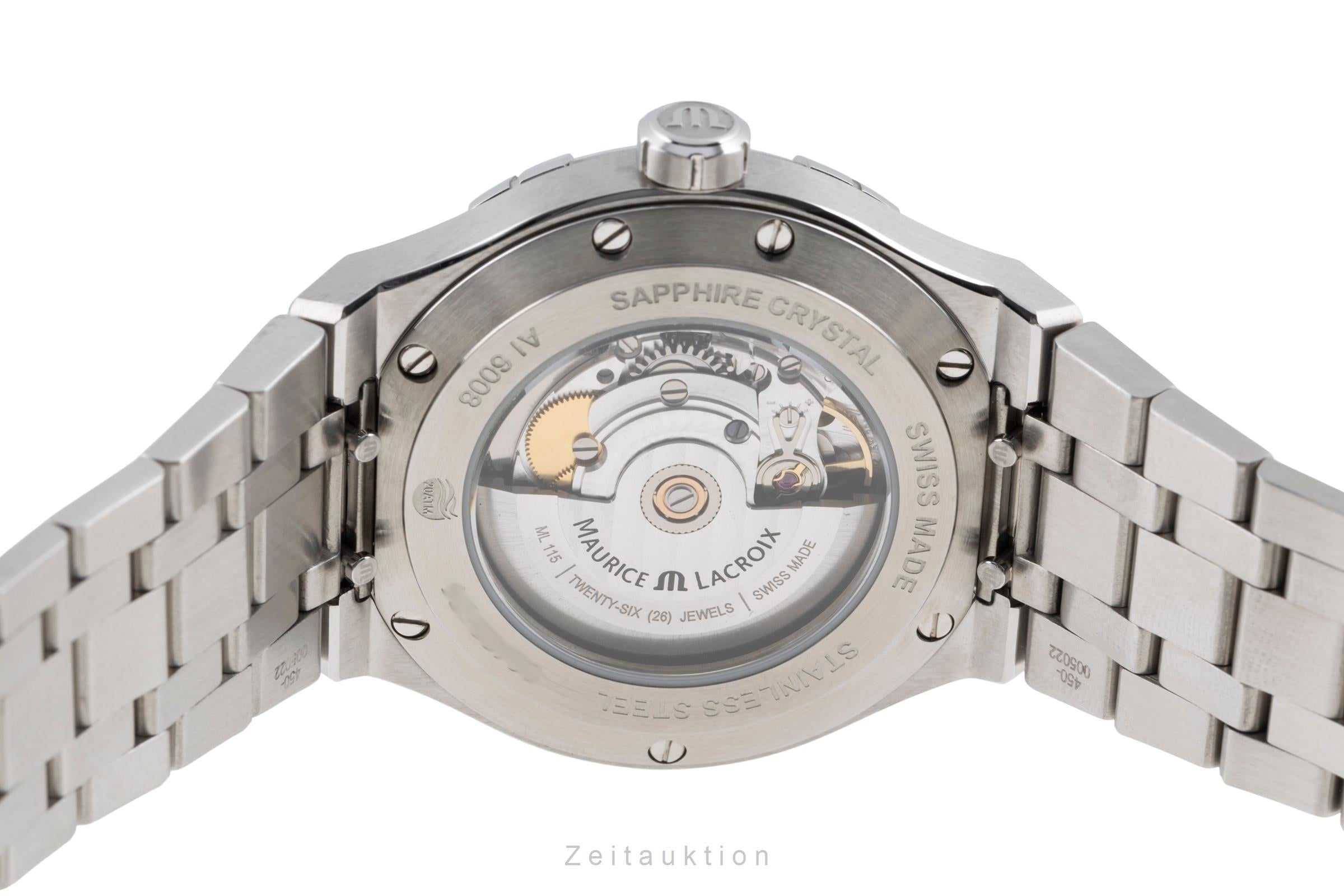 Maurice Lacroix Aikon acero automático reloj para caballeros AI6008-SS002-430 LP: 2250EUR  [2506823]