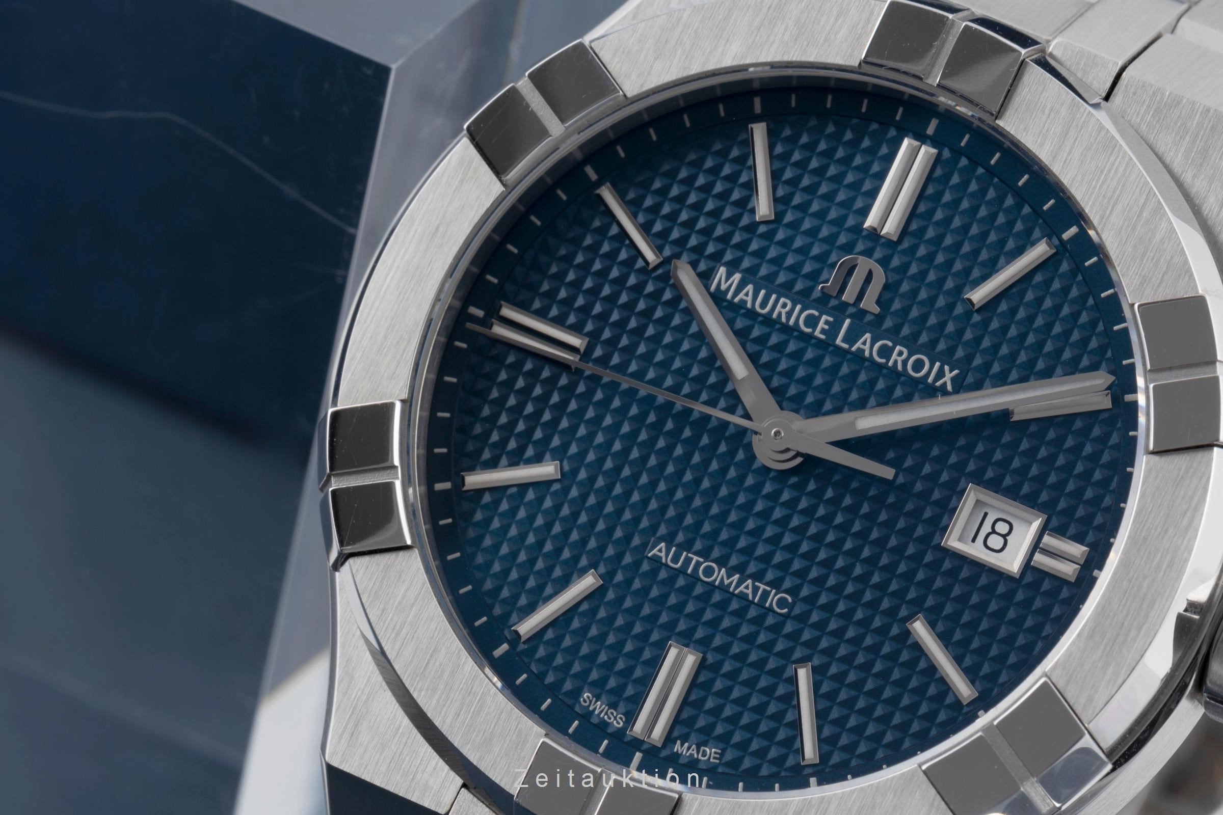 Maurice Lacroix Aikon acero automático reloj para caballeros AI6008-SS002-430 LP: 2250EUR  [2506823]